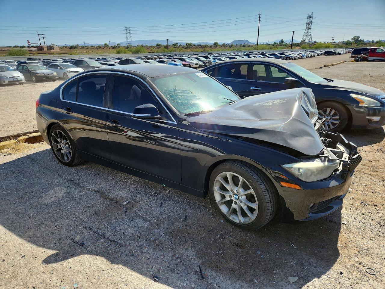 2015 Bmw 320 I Black vin: WBA3B1G58FNT02546