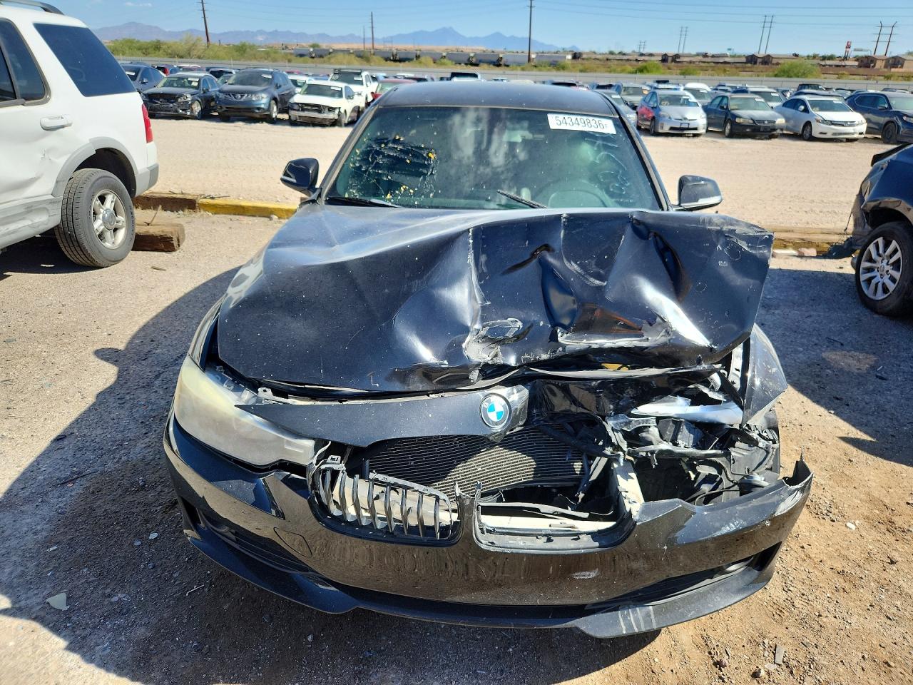 2015 Bmw 320 I Black vin: WBA3B1G58FNT02546