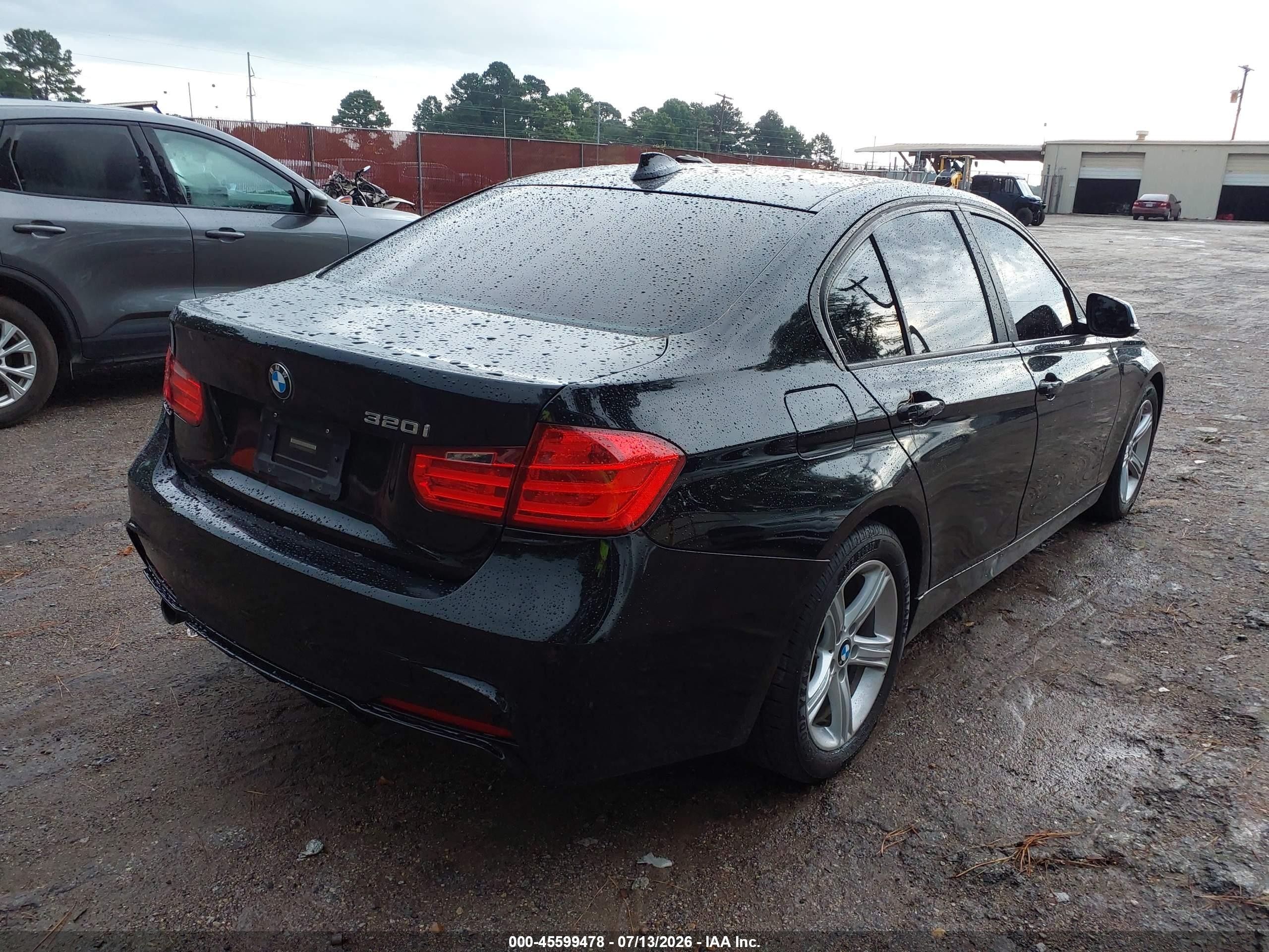 2015 Bmw 320i   Black vin: WBA3B1G58FNT04426