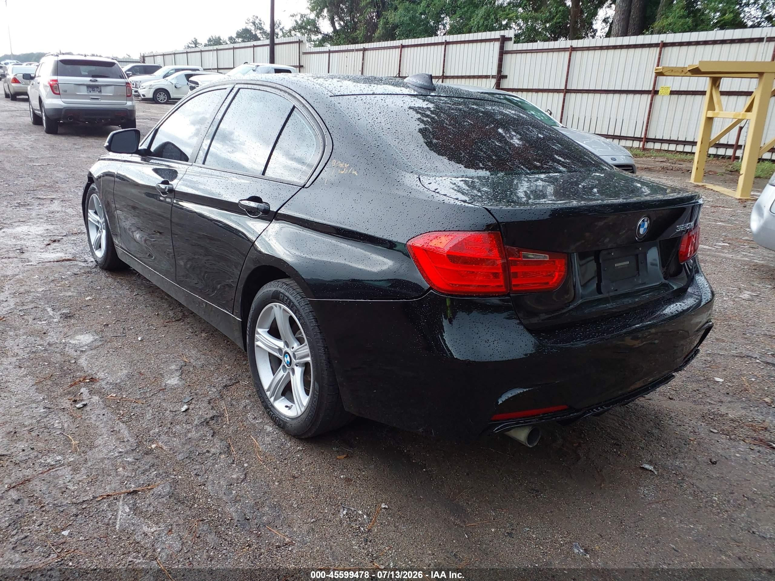2015 Bmw 320i   Black vin: WBA3B1G58FNT04426
