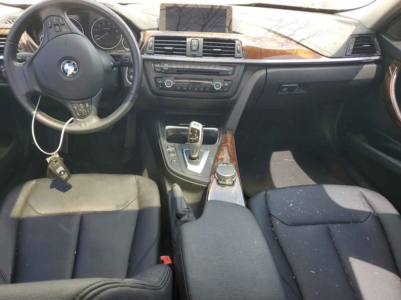 2015 Bmw 320 I White vin: WBA3B1G58FNT64674