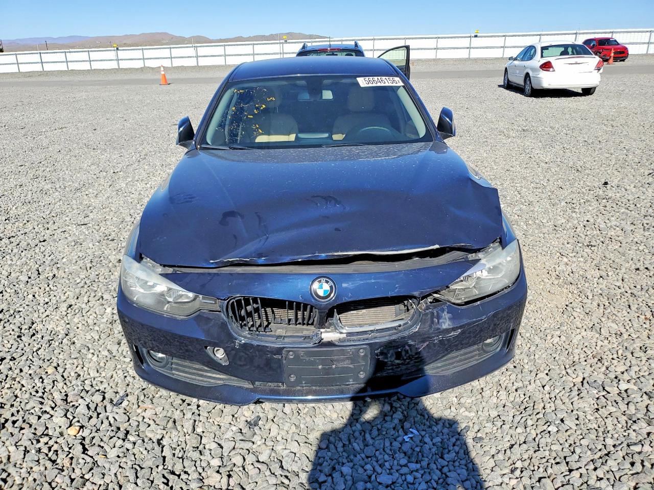 2014 Bmw 320 I Blue vin: WBA3B1G59ENS79311