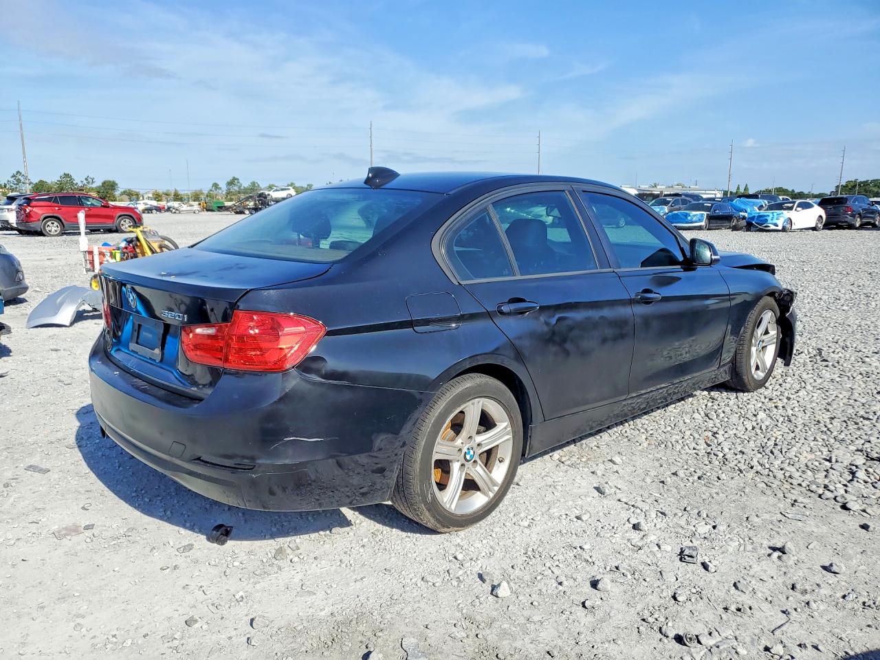 2015 Bmw 320 I Black vin: WBA3B1G59FNT03852