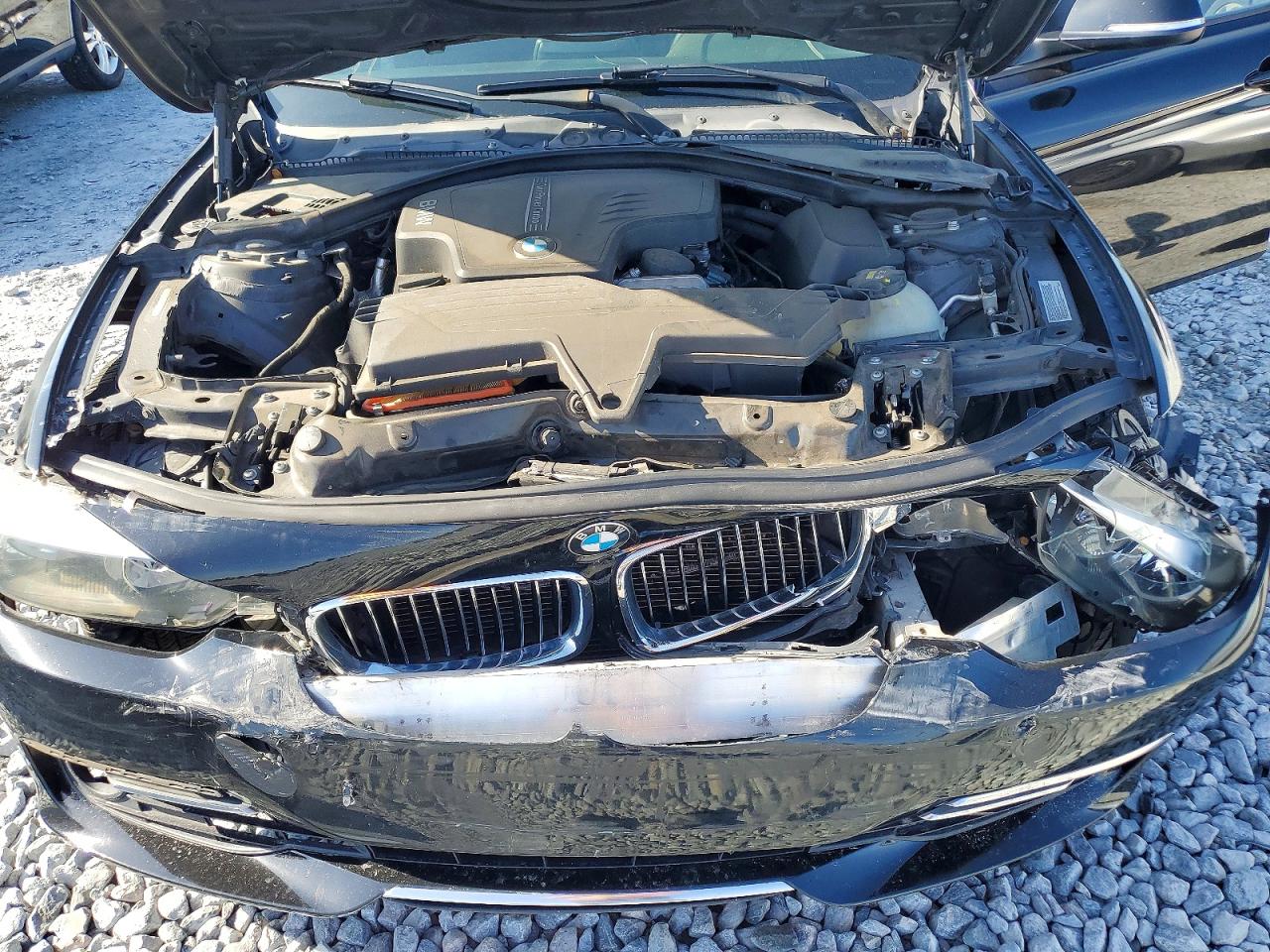 2015 Bmw 320 I Black vin: WBA3B1G59FNT03852