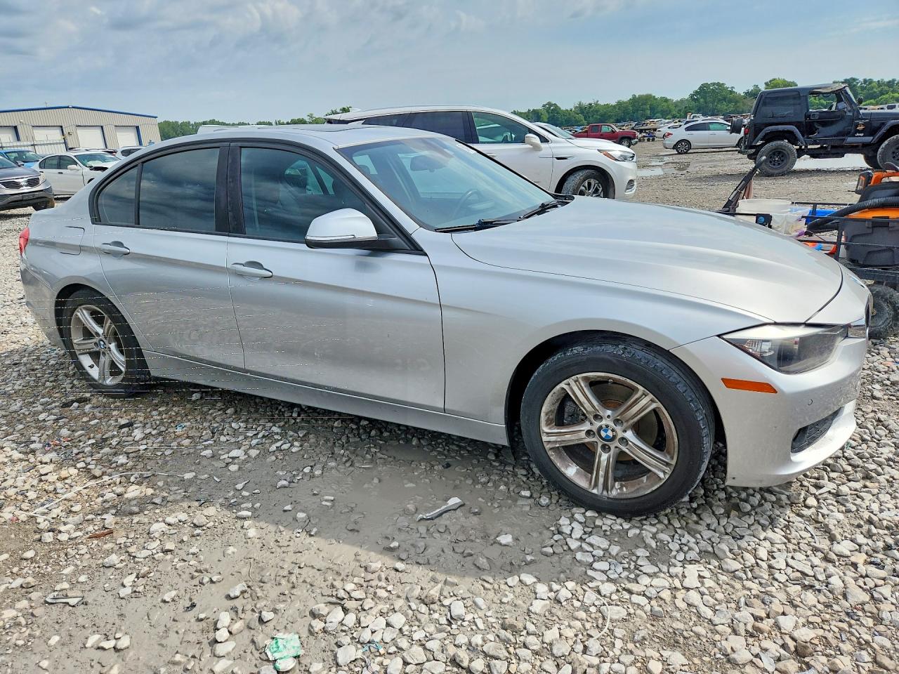 2015 Bmw 320 I Silver vin: WBA3B1G59FNT07612