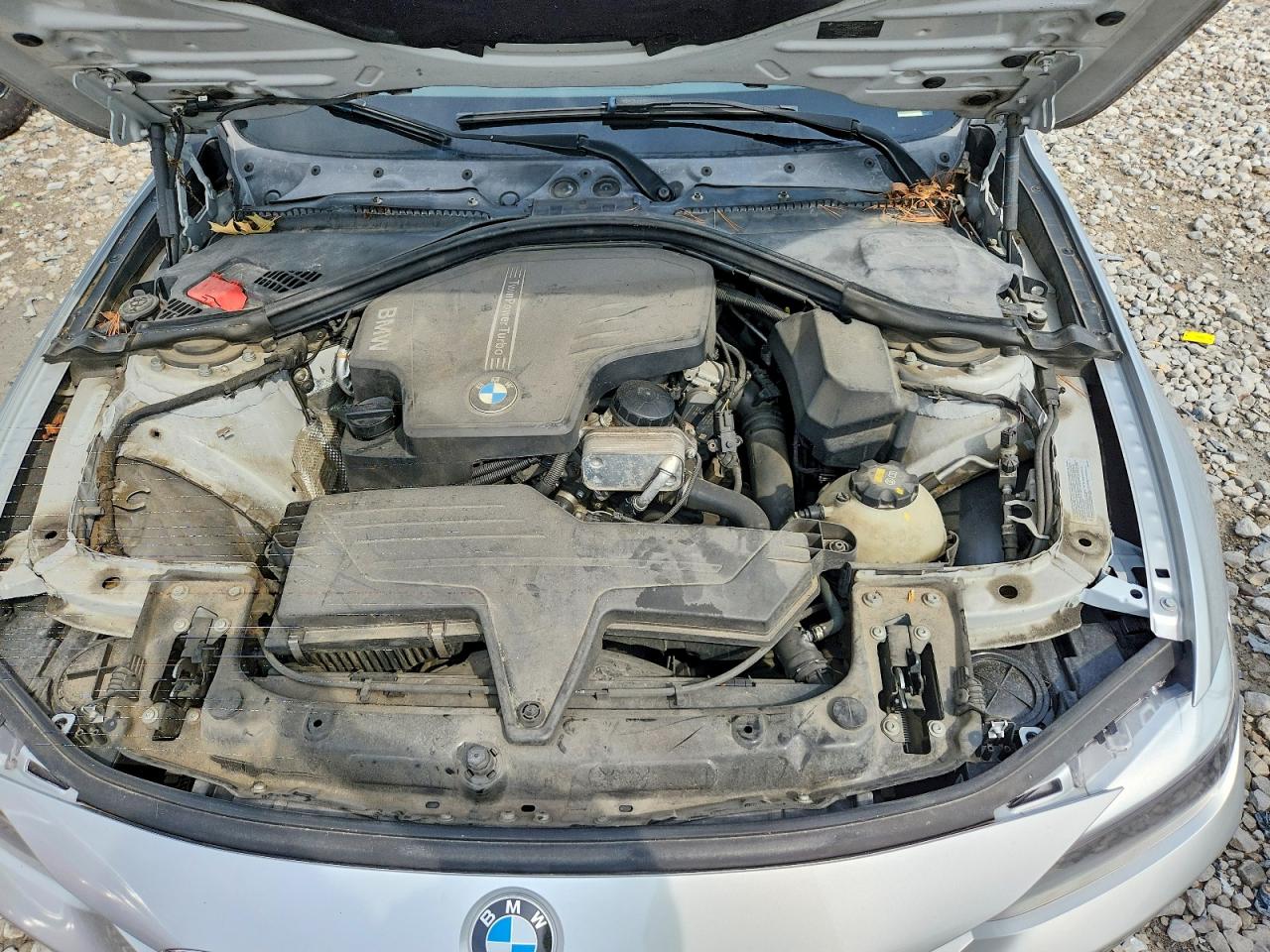 2015 Bmw 320 I Silver vin: WBA3B1G59FNT07612