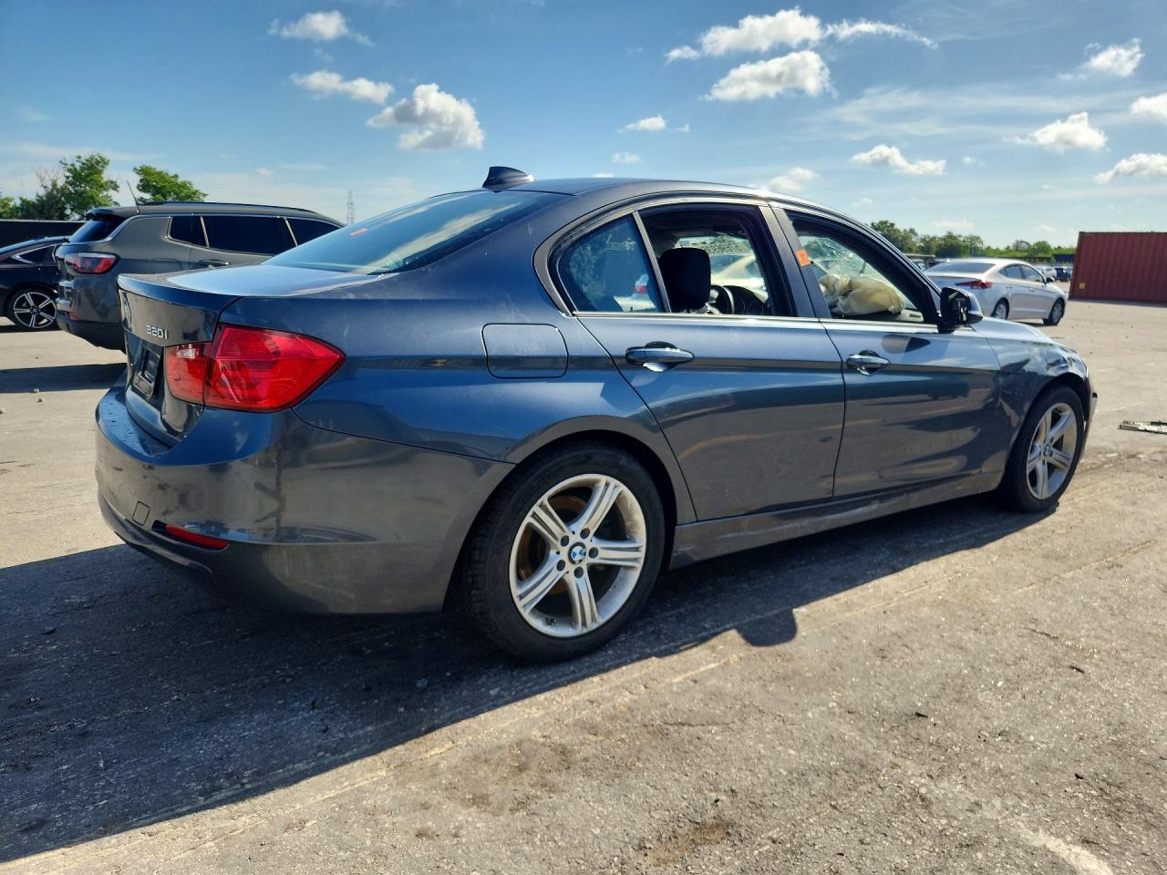 2015 Bmw 320 I Gray vin: WBA3B1G59FNT64134