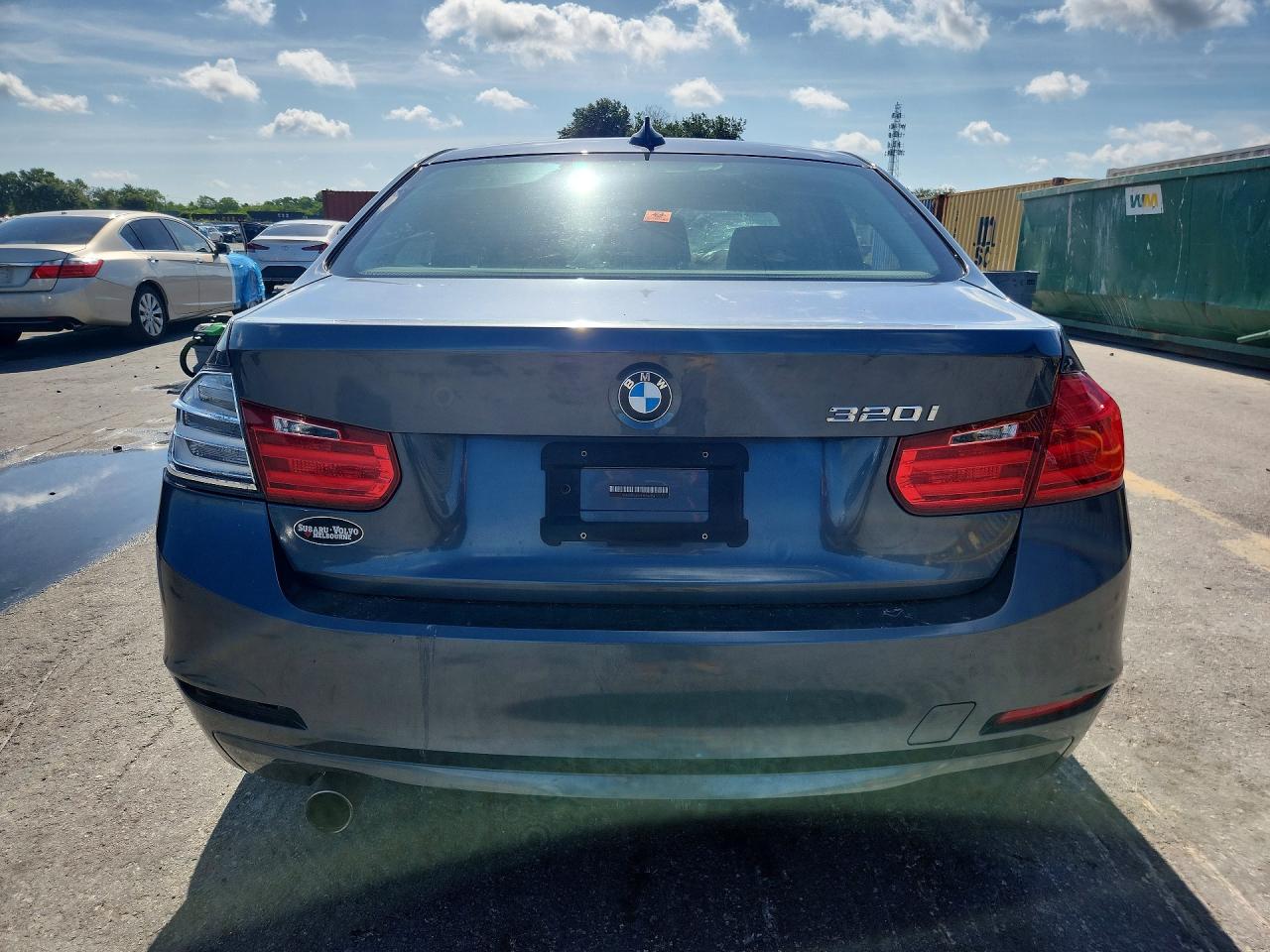 2015 Bmw 320 I Gray vin: WBA3B1G59FNT64134