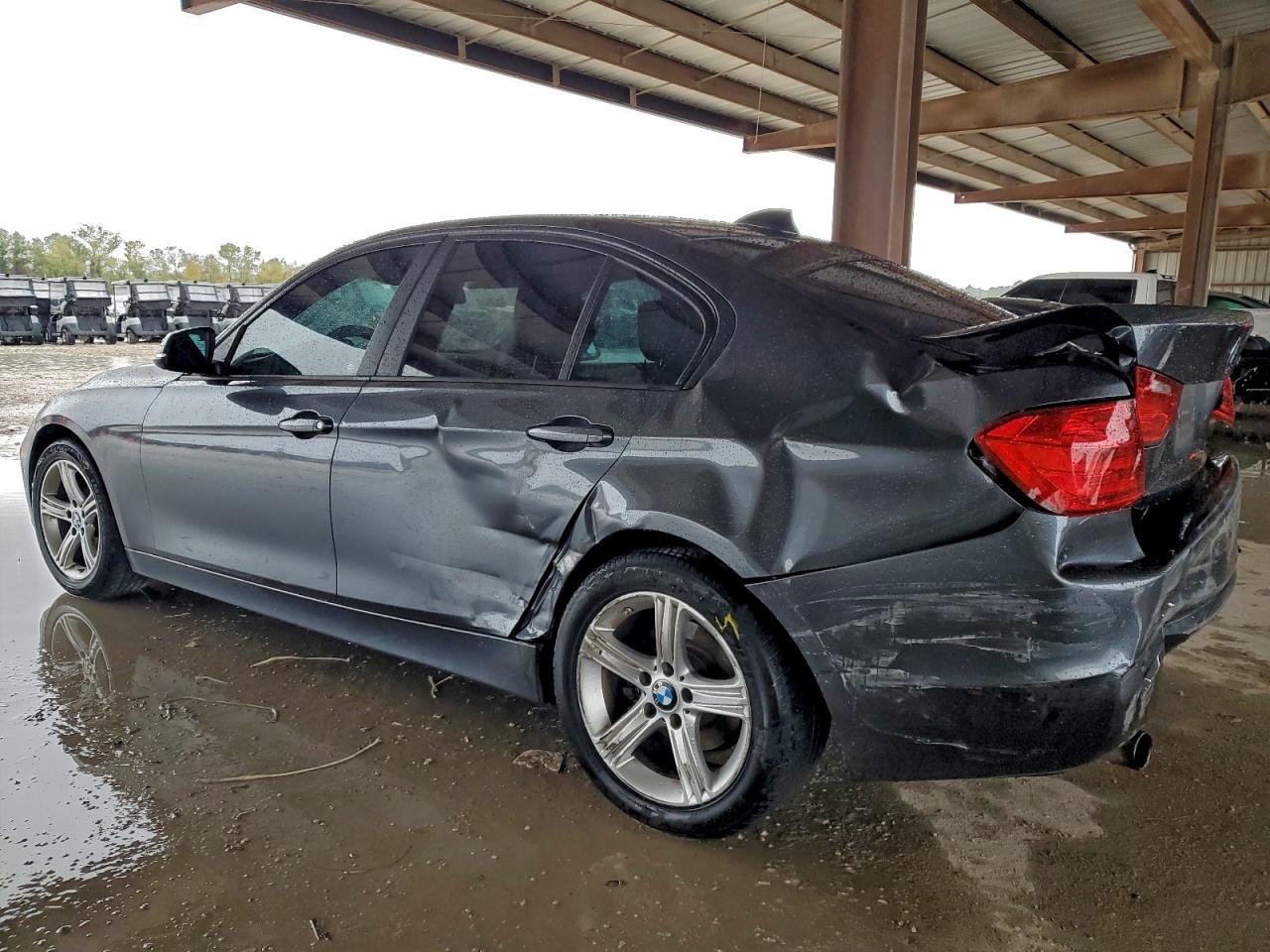 2015 Bmw 320 I Gray vin: WBA3B1G59FNT64229