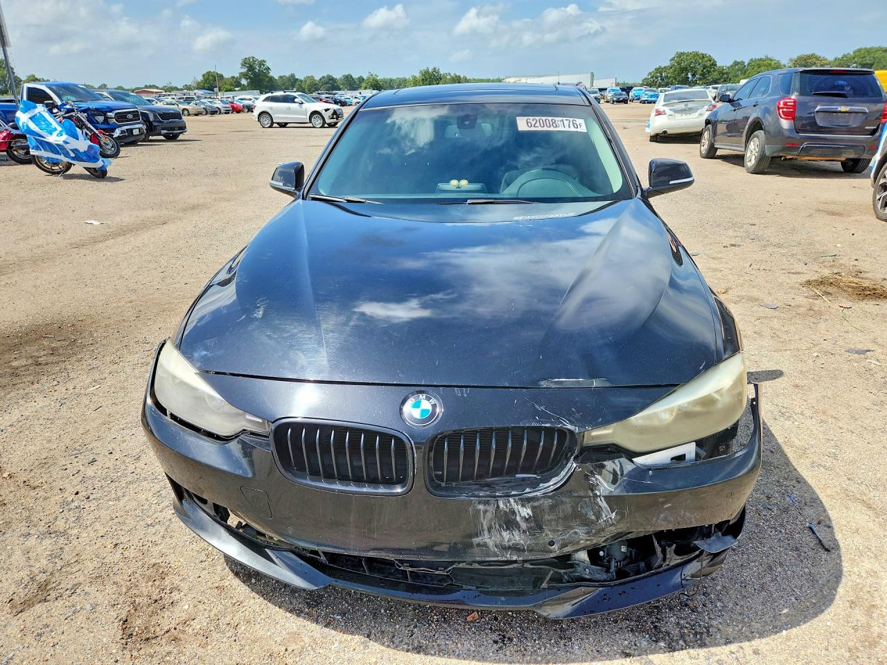 2014 Bmw 320 I Black vin: WBA3B1G5XENS77616