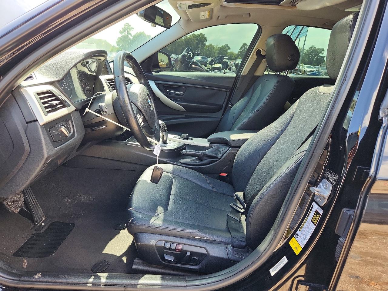 2014 Bmw 320 I Black vin: WBA3B1G5XENS77616