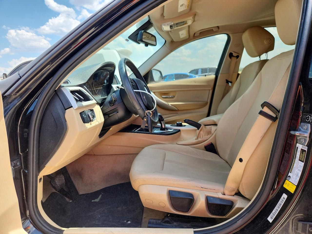 2014 Bmw 320 I Black vin: WBA3B1G5XENT01106