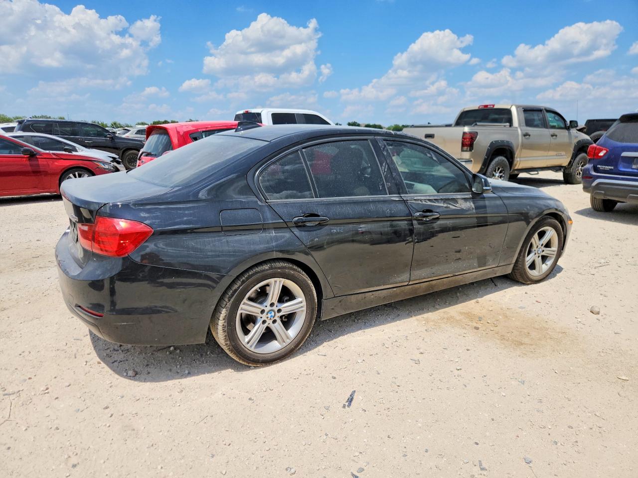2014 Bmw 320 I Black vin: WBA3B1G5XENT01106