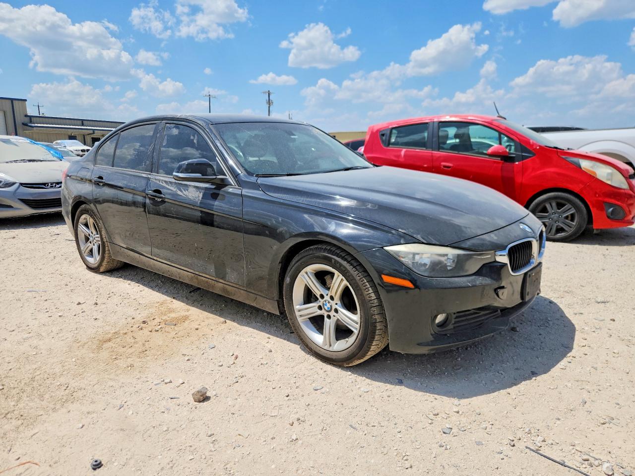 2014 Bmw 320 I Black vin: WBA3B1G5XENT01106