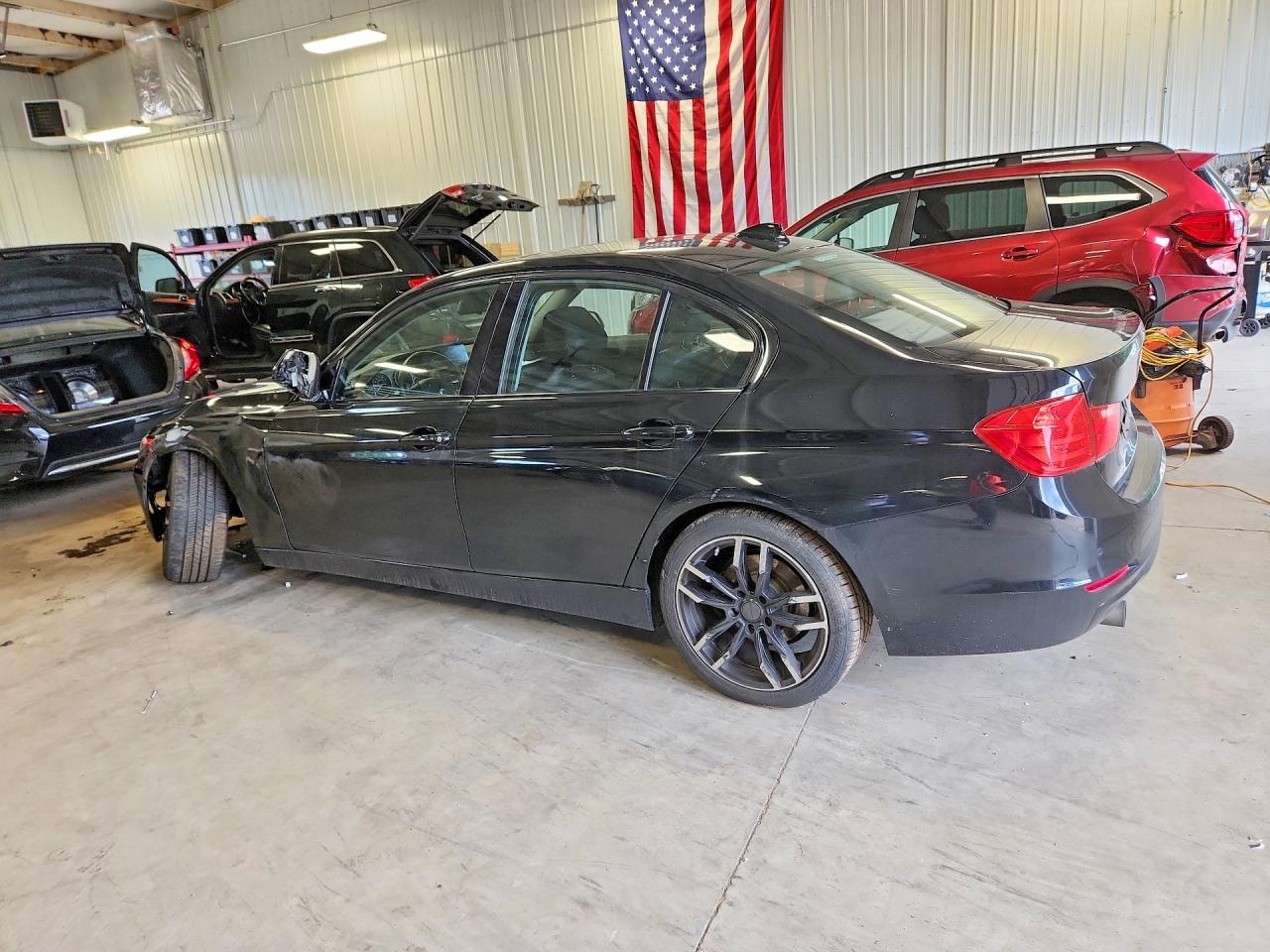 2015 Bmw 320 I Black vin: WBA3B1G5XFNT07005