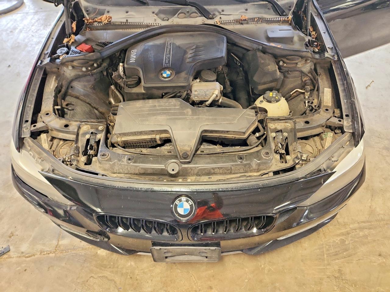 2015 Bmw 320 I Black vin: WBA3B1G5XFNT07005