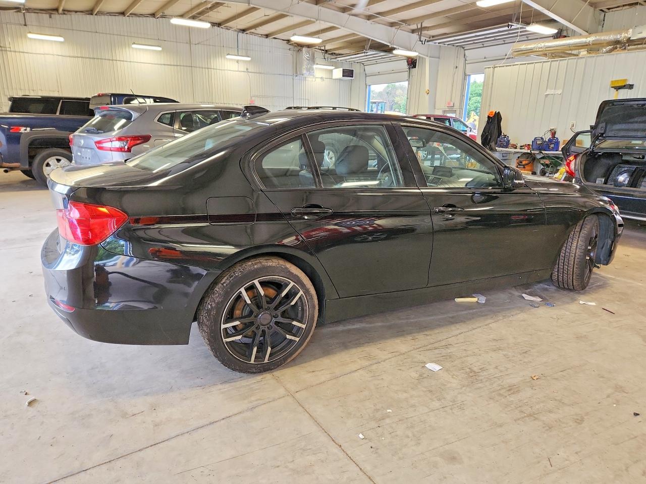 2015 Bmw 320 I Black vin: WBA3B1G5XFNT07005