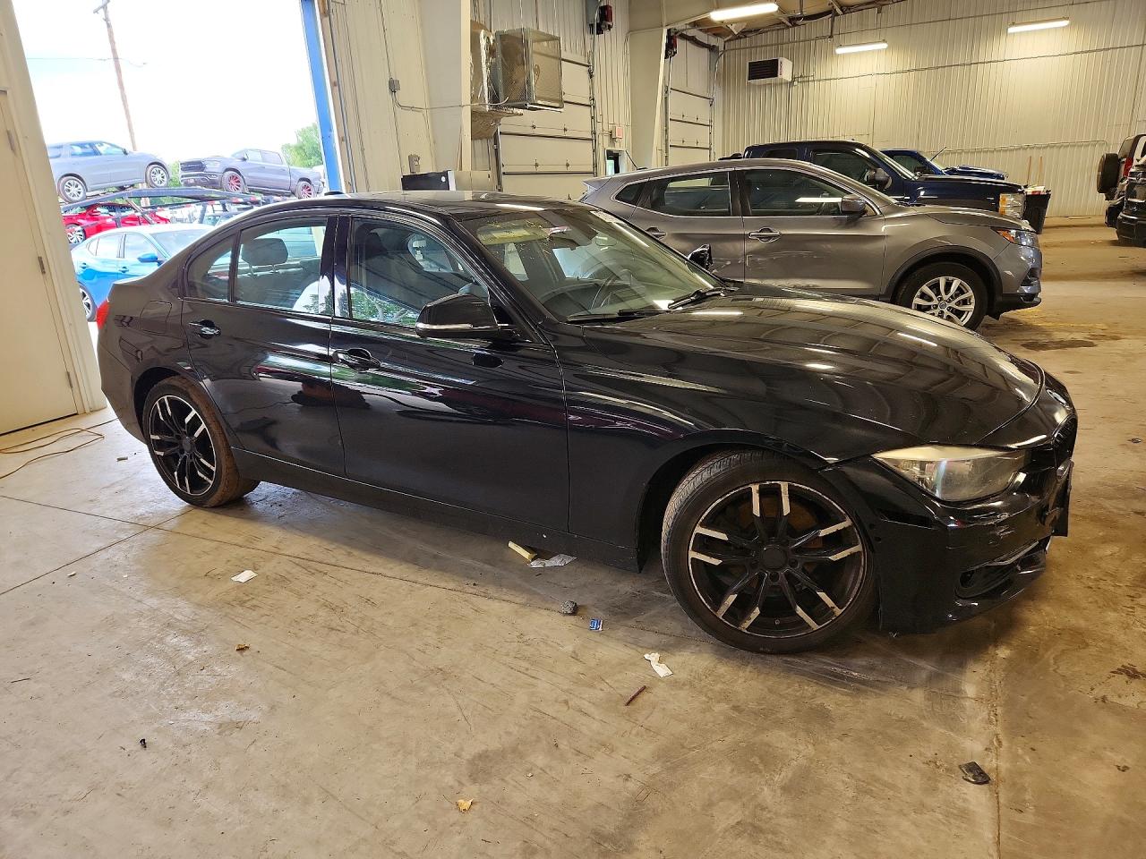 2015 Bmw 320 I Black vin: WBA3B1G5XFNT07005