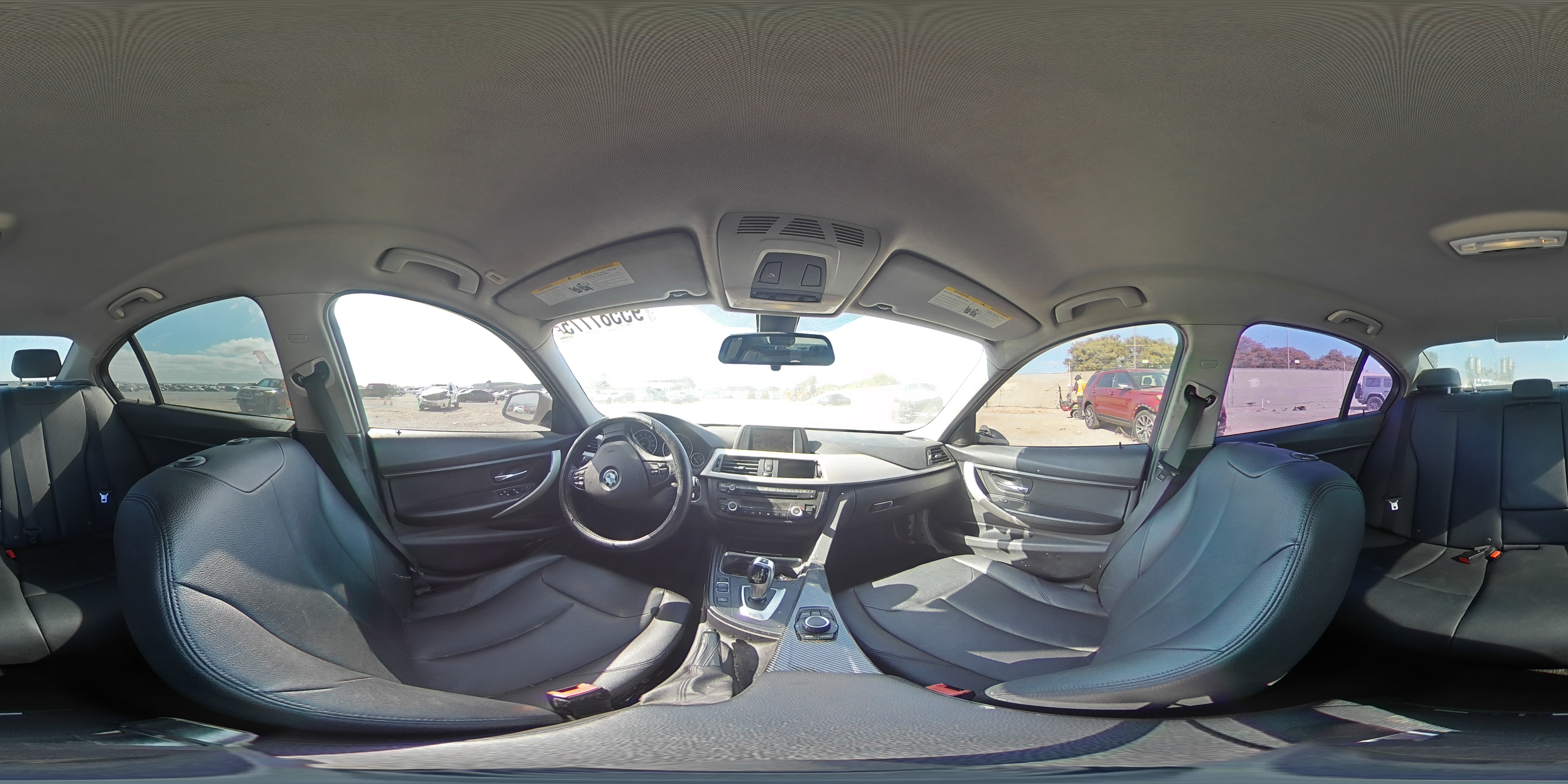 2015 Bmw 320 I White vin: WBA3B1G5XFNT63607