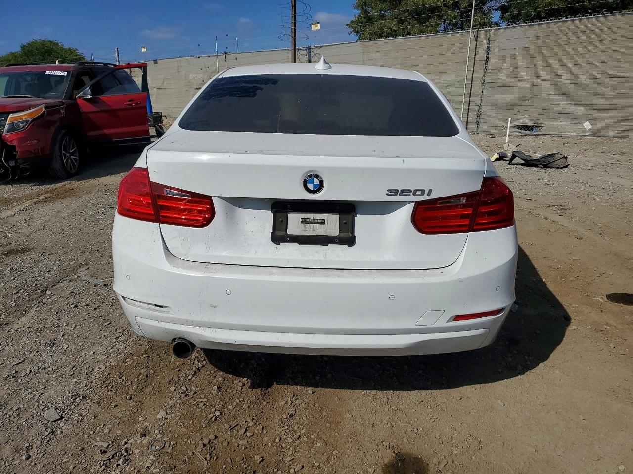 2015 Bmw 320 I White vin: WBA3B1G5XFNT63607