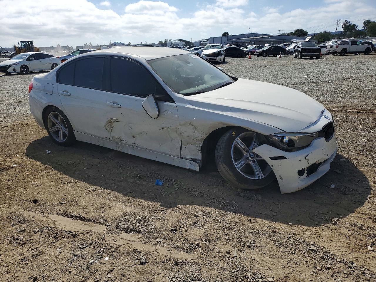 2015 Bmw 320 I White vin: WBA3B1G5XFNT63607