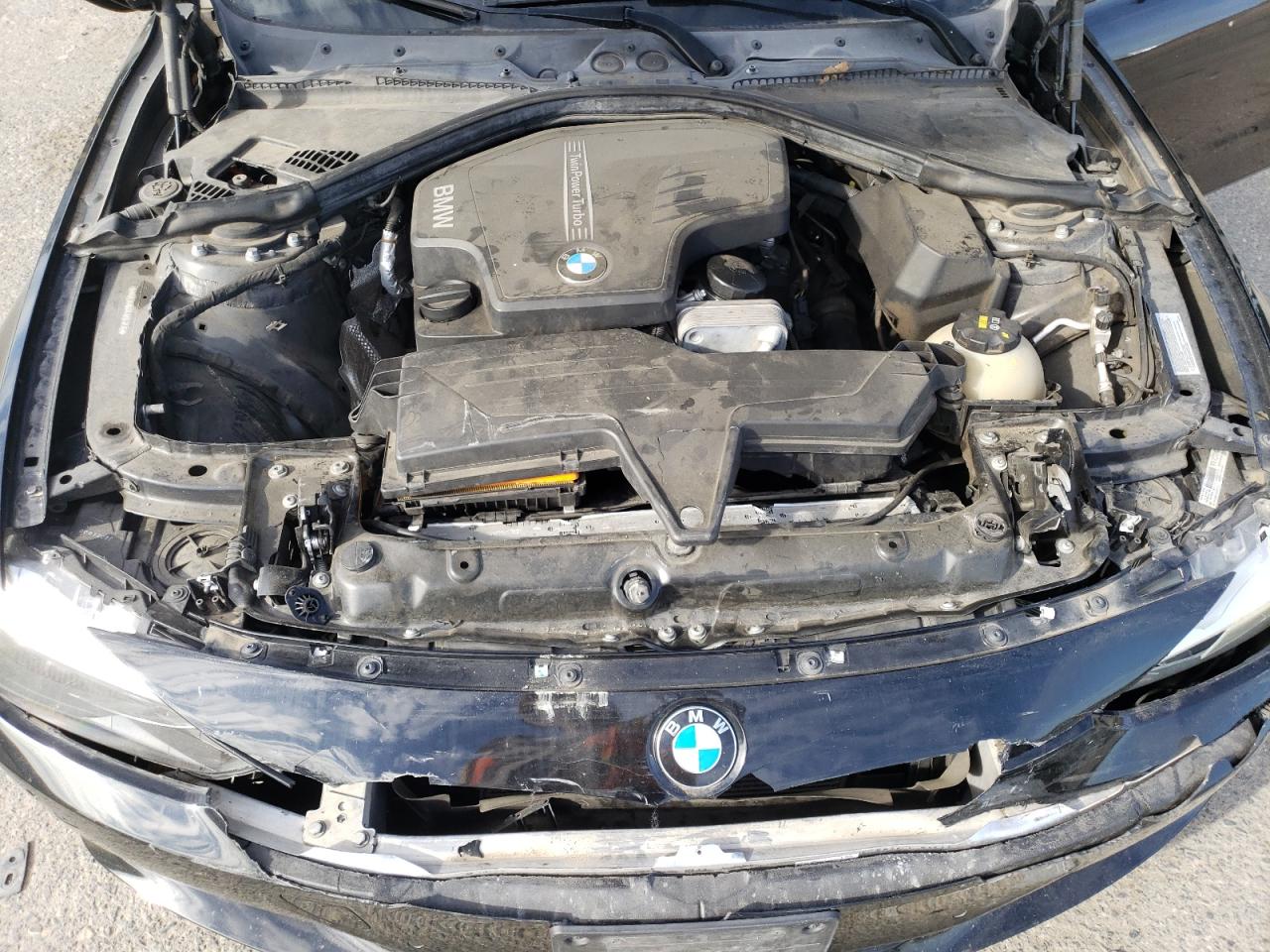 2015 Bmw 320 I Black vin: WBA3B1G5XFNT63736