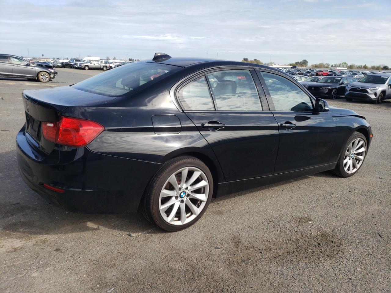 2015 Bmw 320 I Black vin: WBA3B1G5XFNT63736