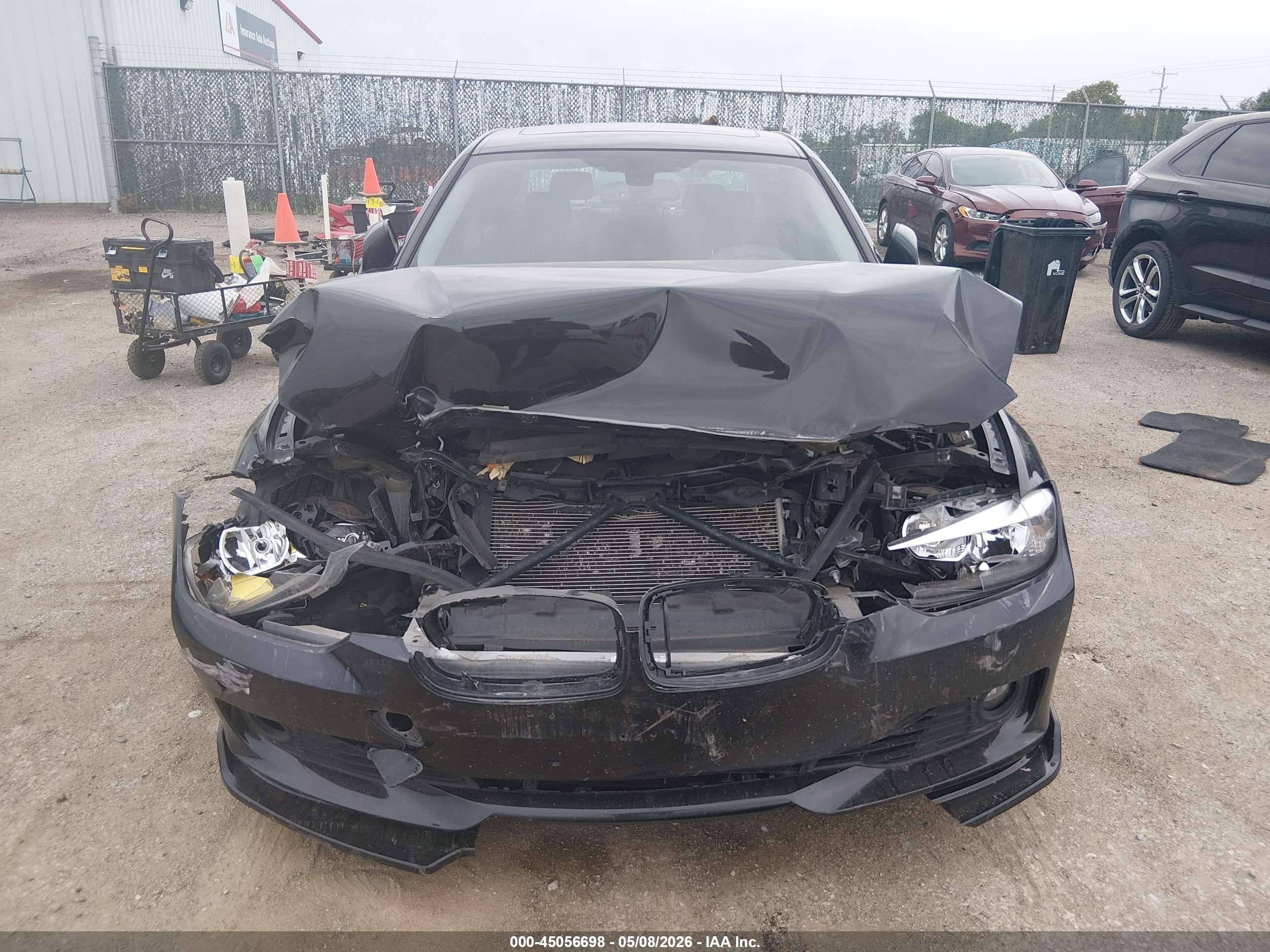 2013 Bmw 328i Xdrive Black vin: WBA3B3C50DF532347