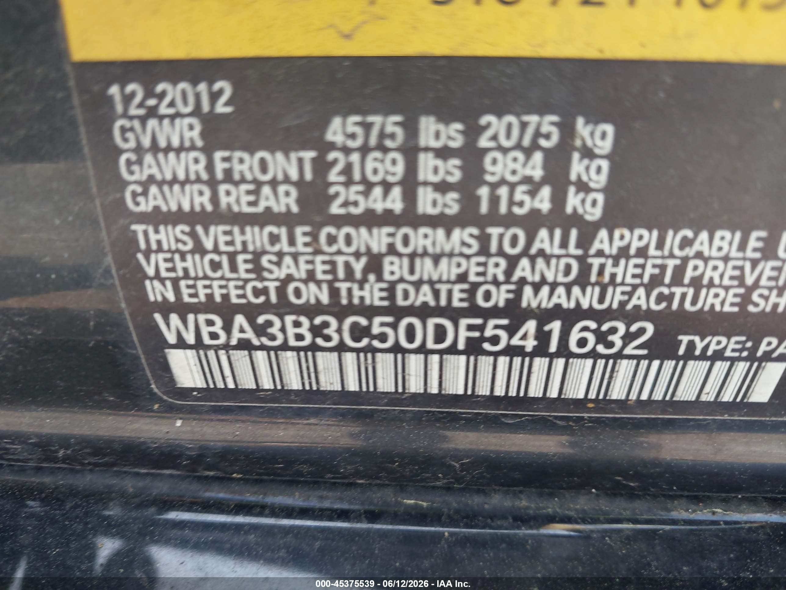 2013 Bmw 328i Xdrive Черный vin: WBA3B3C50DF541632