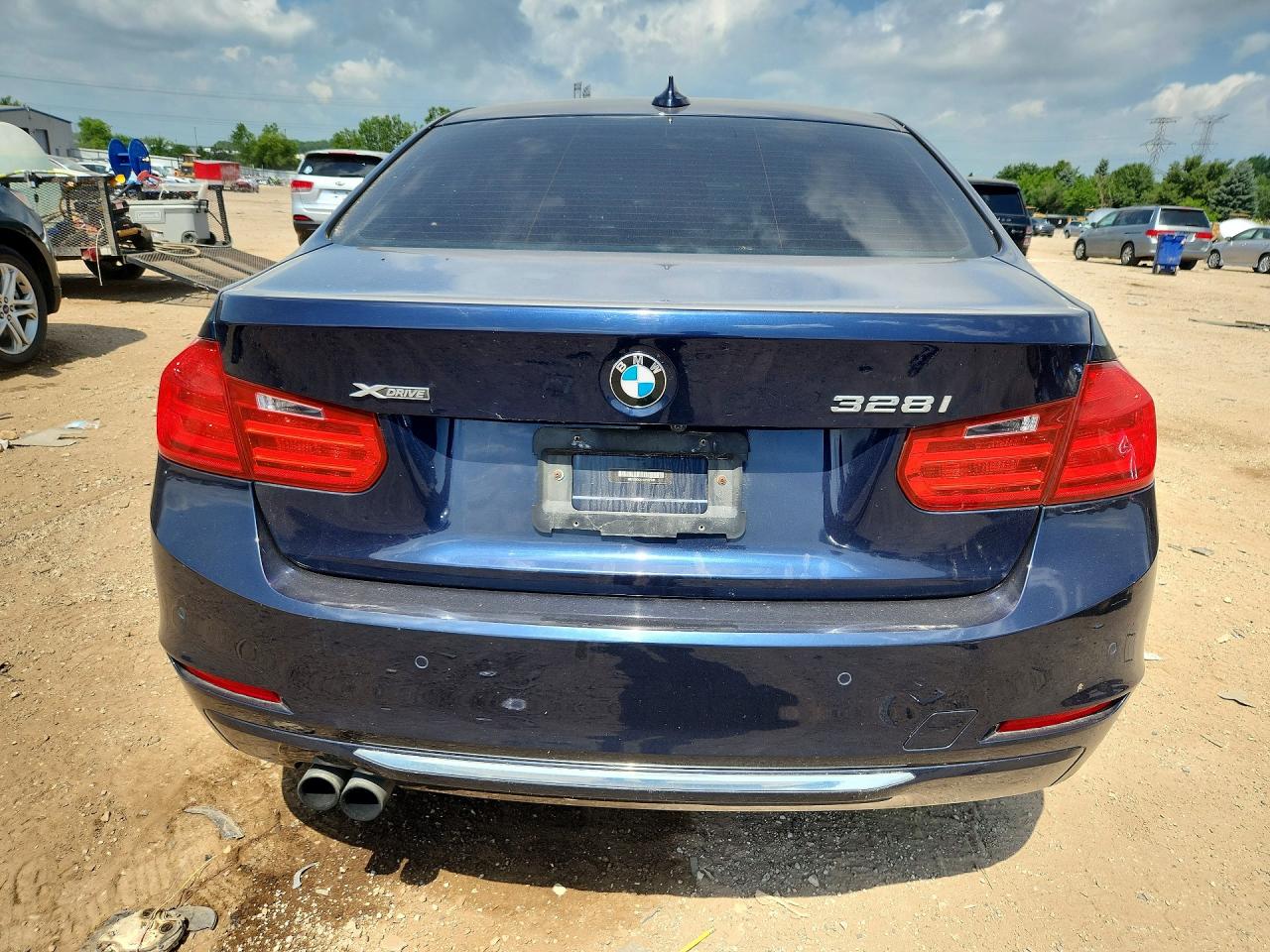 2013 Bmw 328 Xi Blue vin: WBA3B3C51DF532180