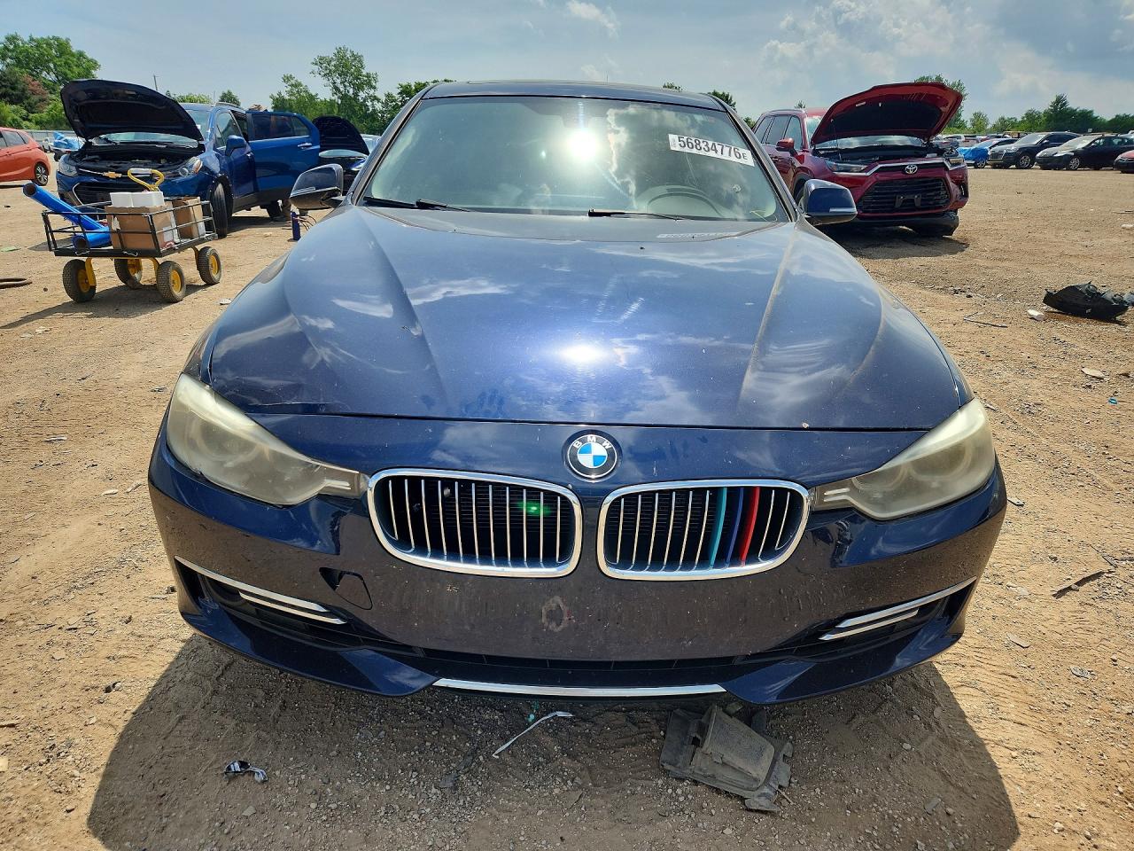 2013 Bmw 328 Xi Blue vin: WBA3B3C51DF532180
