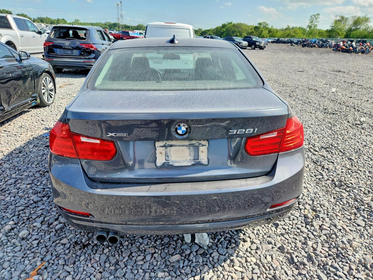 2013 Bmw 328 Xi Серый vin: WBA3B3C51DF532650