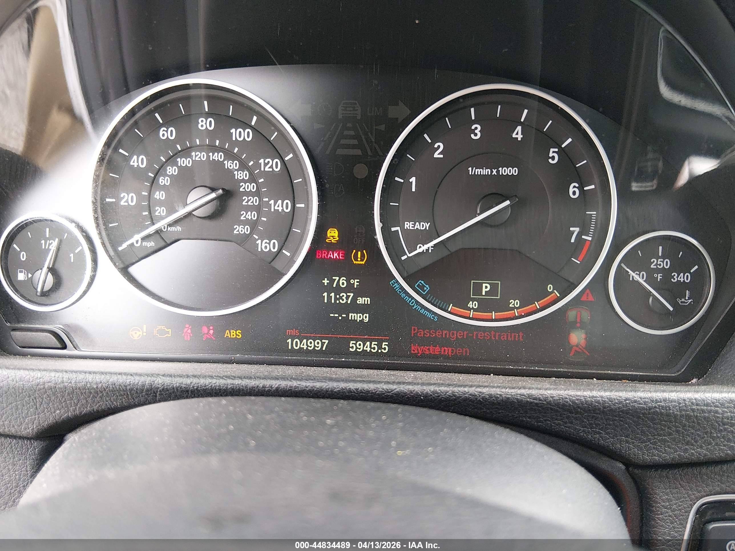 2013 Bmw 328i Xdrive Silver vin: WBA3B3C51DF536861