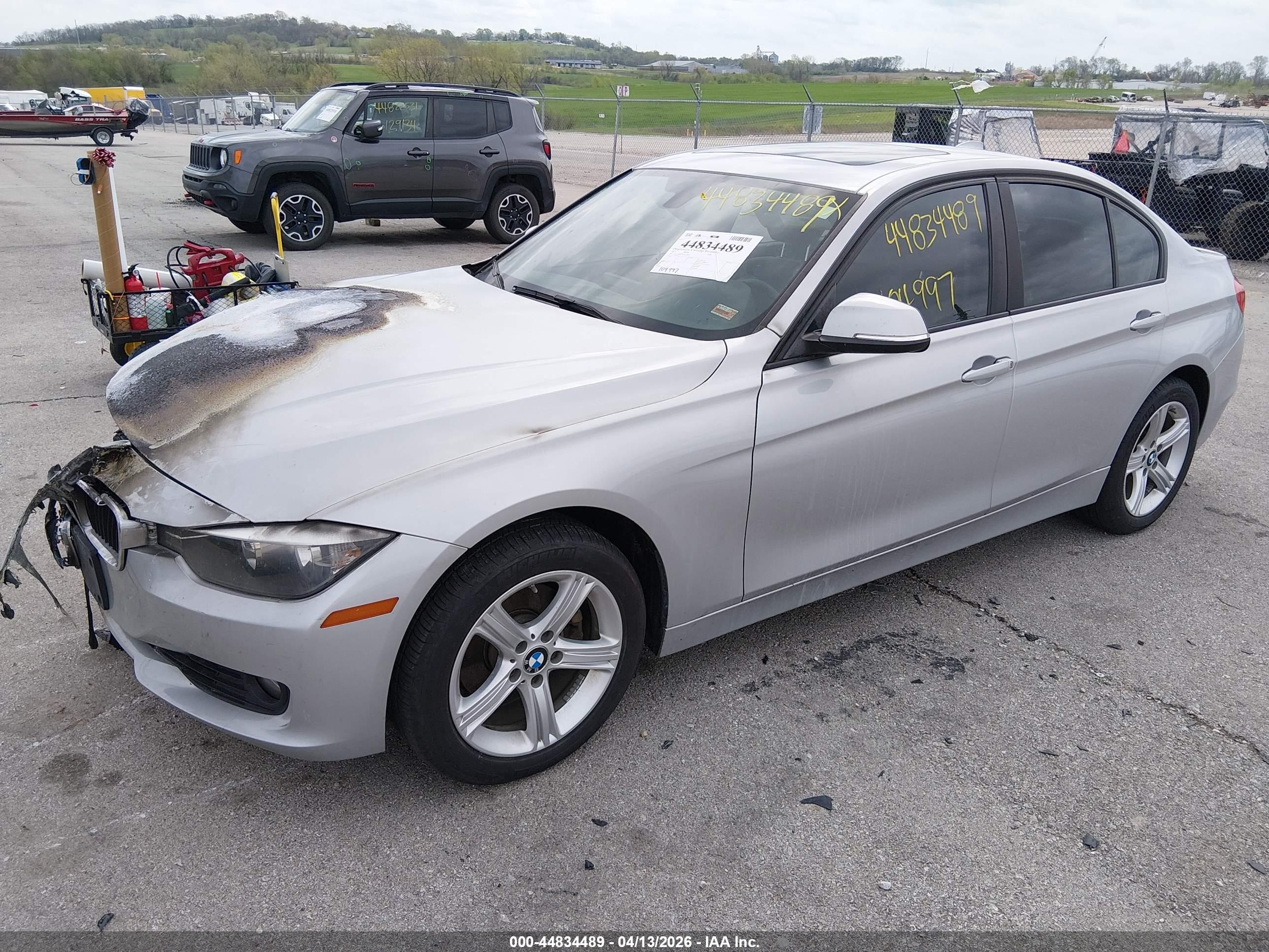 2013 Bmw 328i Xdrive Silver vin: WBA3B3C51DF536861