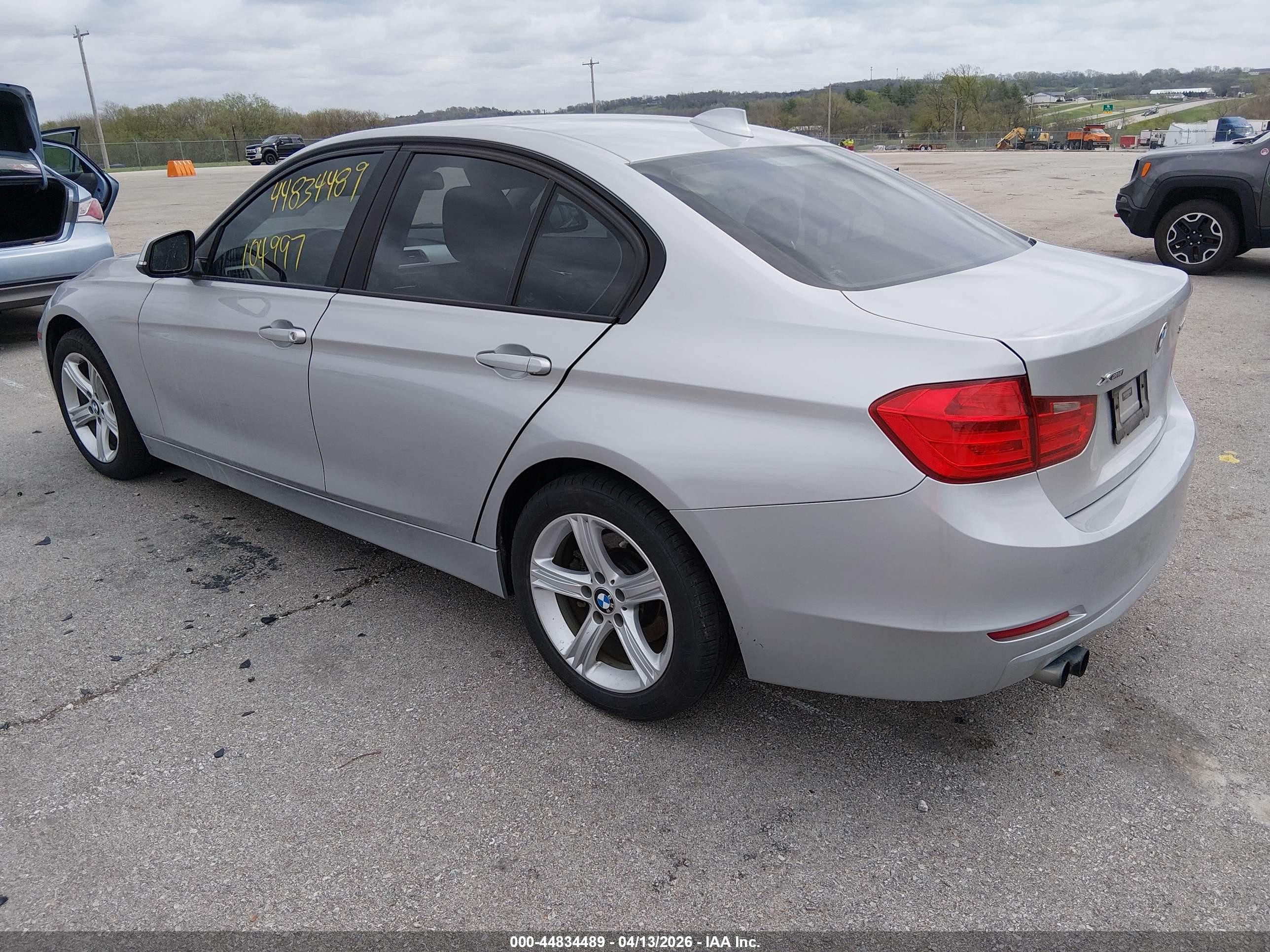 2013 Bmw 328i Xdrive Silver vin: WBA3B3C51DF536861