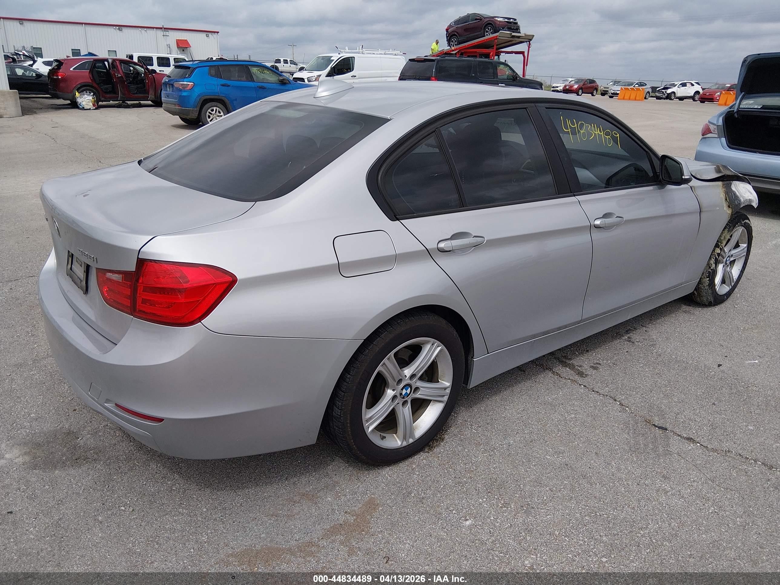 2013 Bmw 328i Xdrive Silver vin: WBA3B3C51DF536861