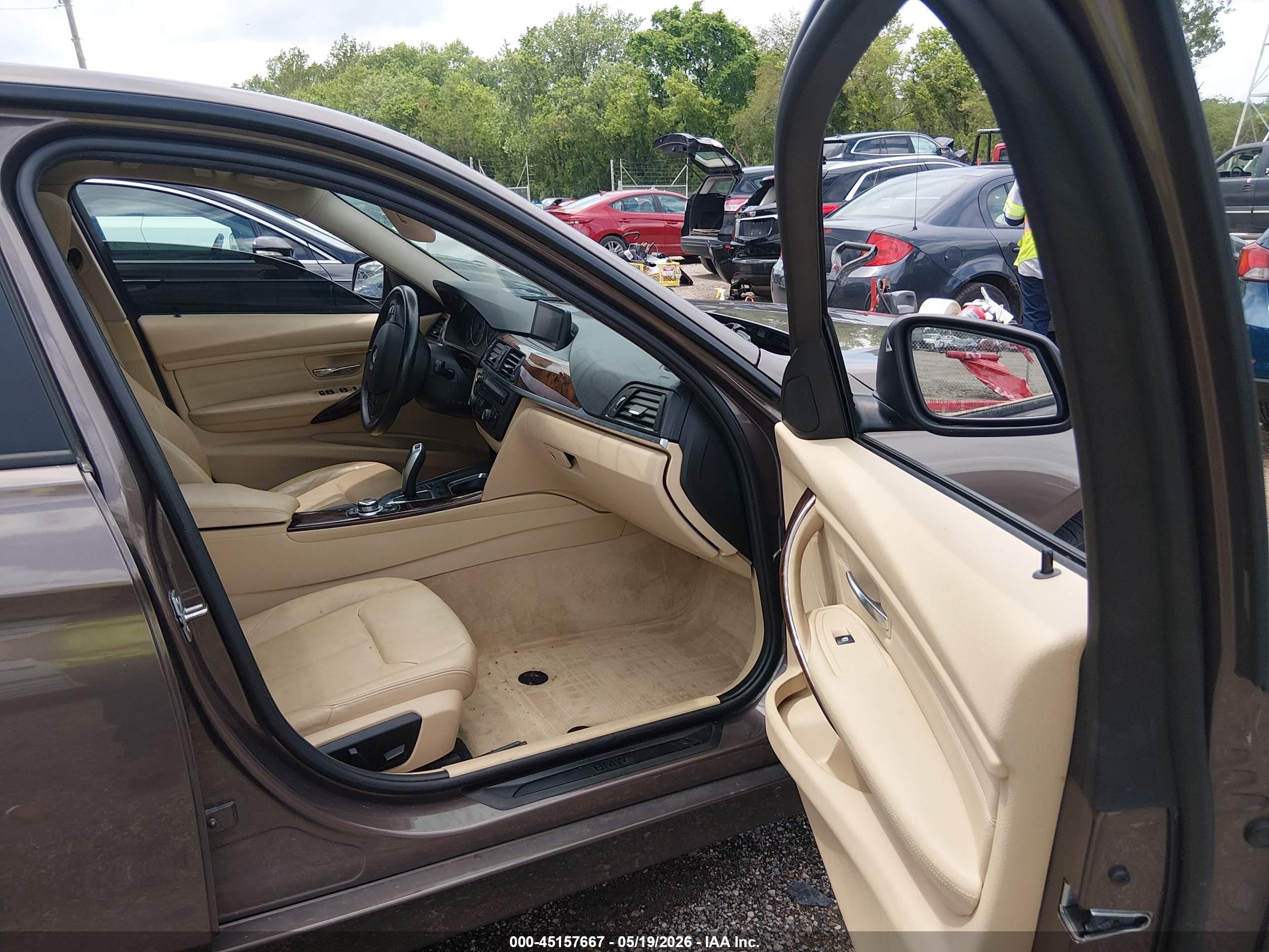 2013 Bmw 328i Xdrive Brown vin: WBA3B3C51DF540019