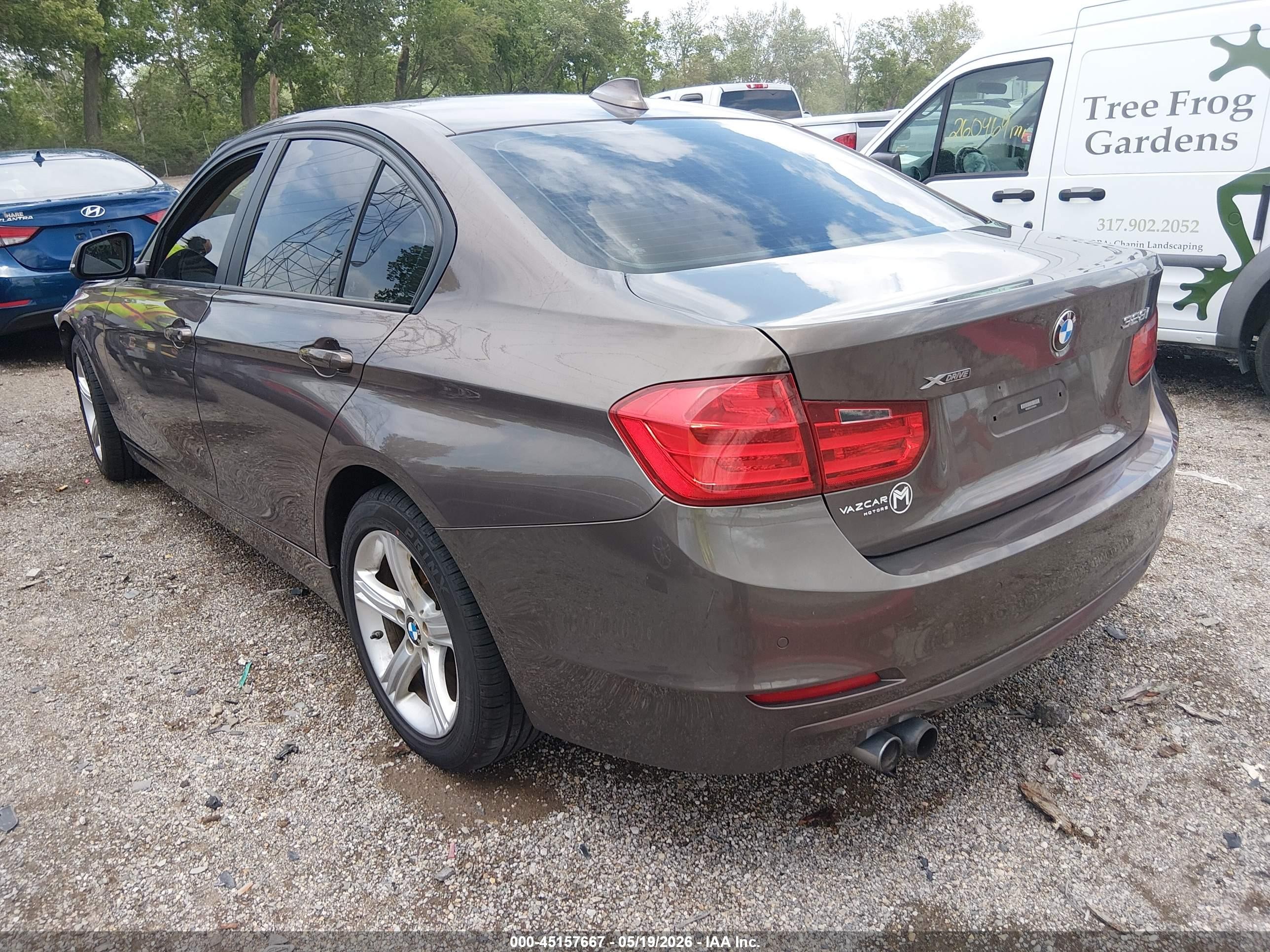 2013 Bmw 328i Xdrive Brown vin: WBA3B3C51DF540019