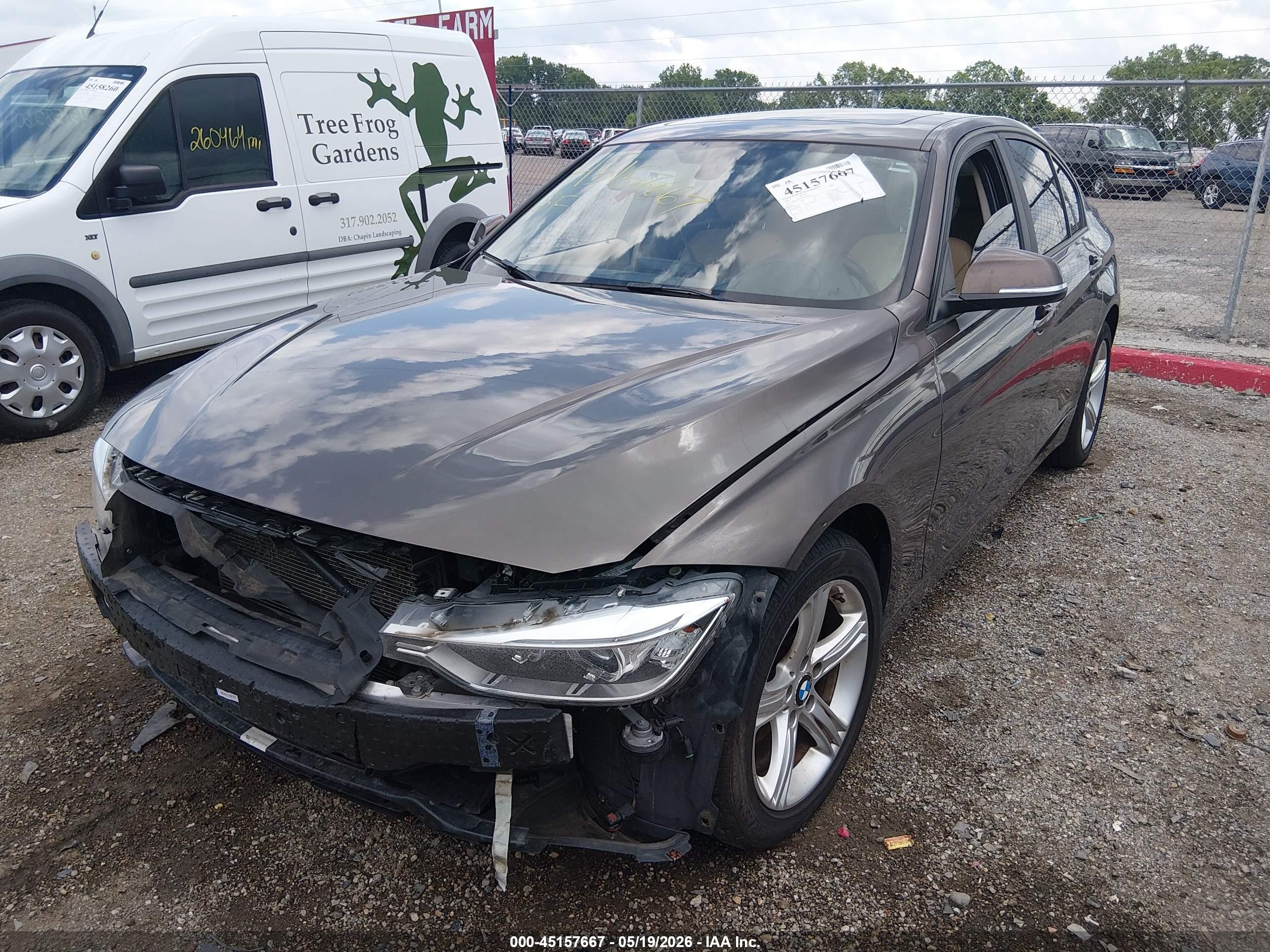 2013 Bmw 328i Xdrive Brown vin: WBA3B3C51DF540019