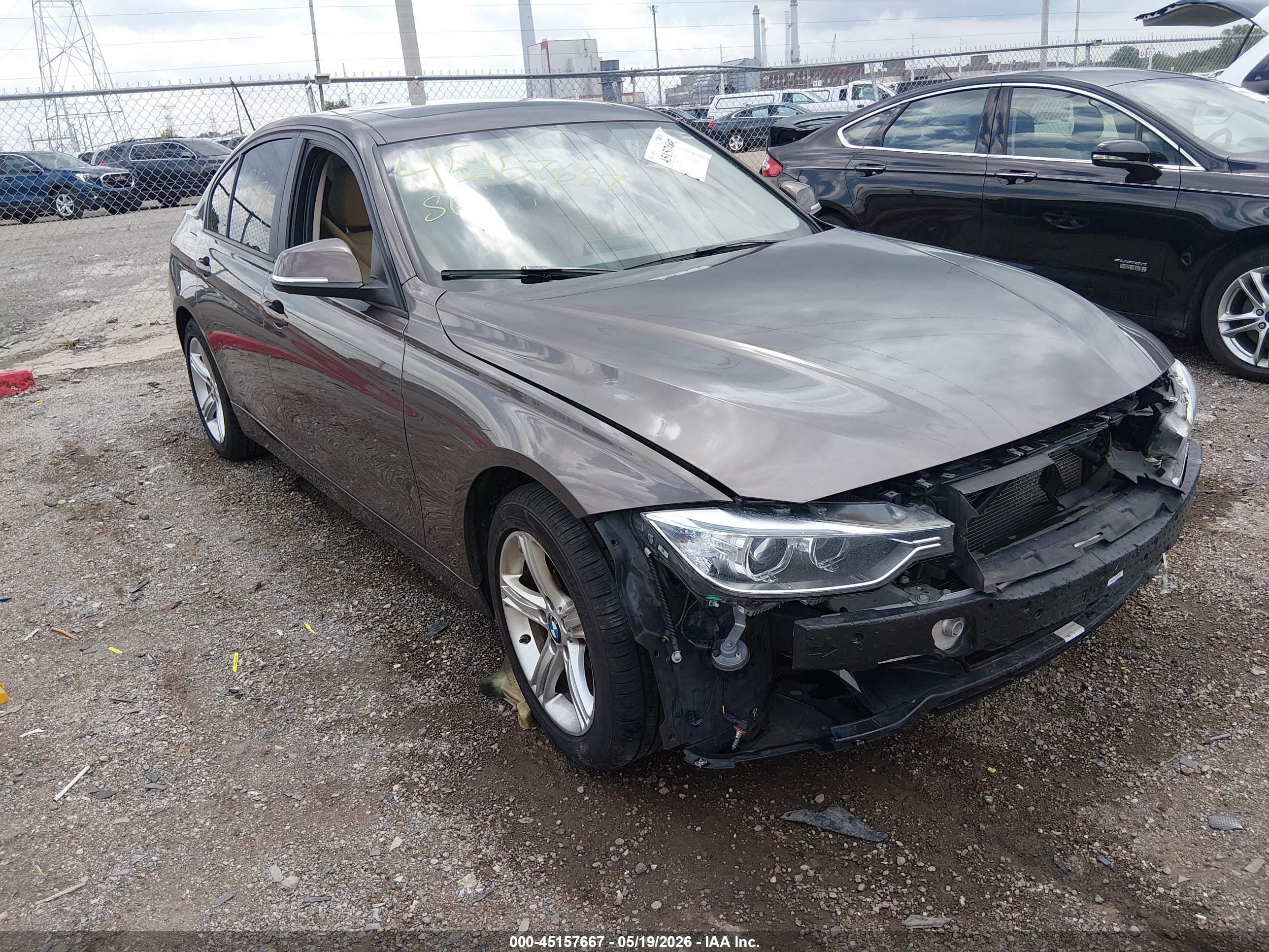 2013 Bmw 328i Xdrive Brown vin: WBA3B3C51DF540019
