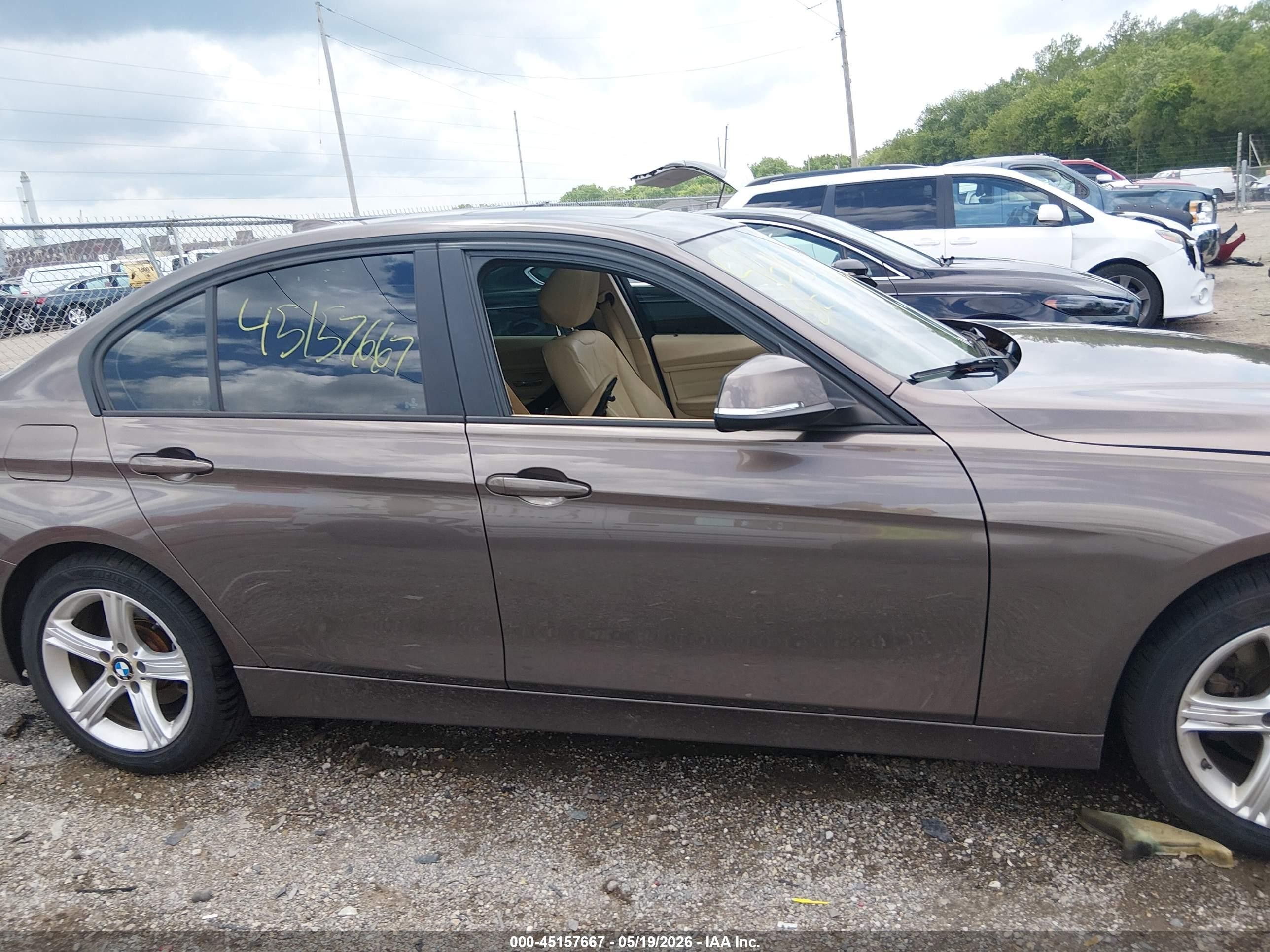 2013 Bmw 328i Xdrive Brown vin: WBA3B3C51DF540019