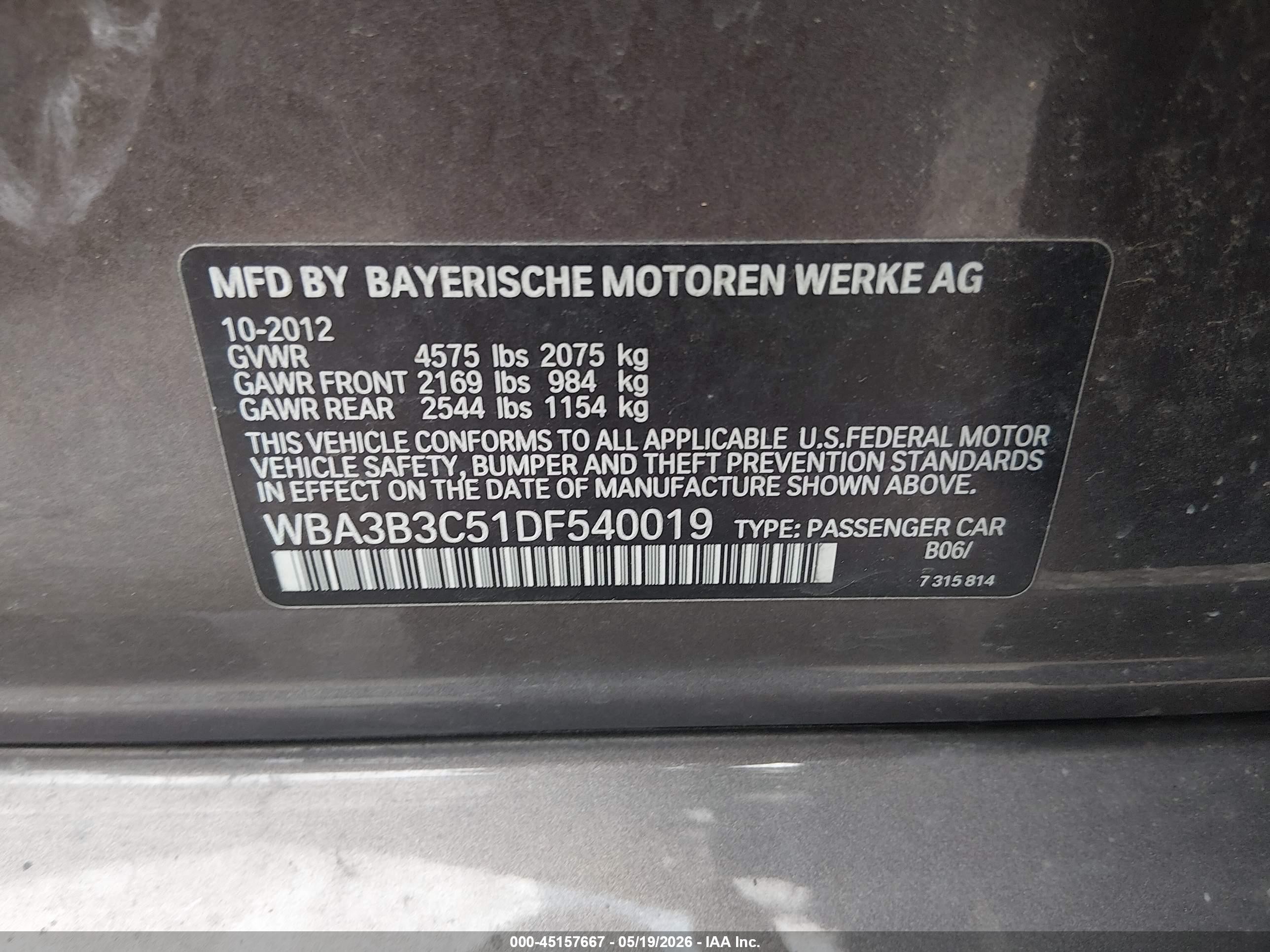 2013 Bmw 328i Xdrive Brown vin: WBA3B3C51DF540019