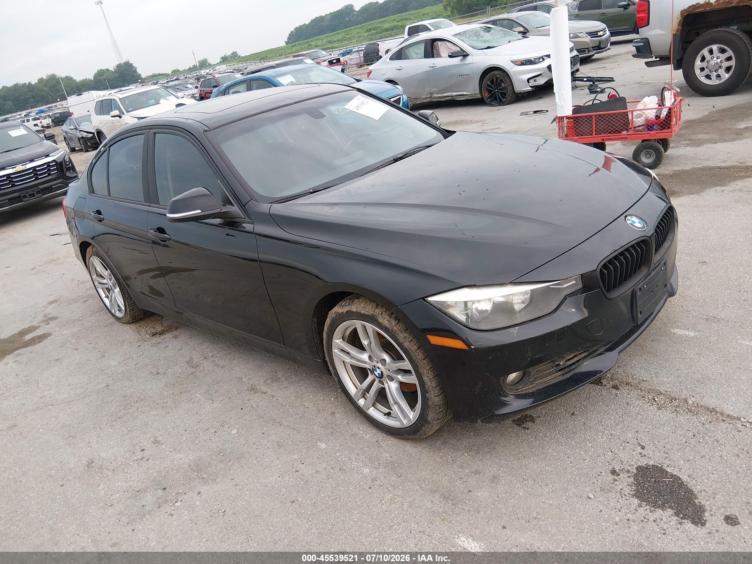 2013 Bmw 328i Xdrive Black vin: WBA3B3C51DF542014