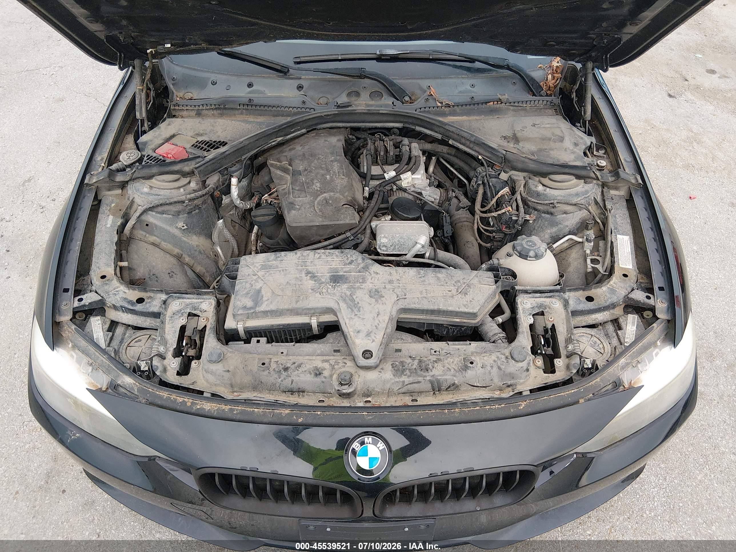2013 Bmw 328i Xdrive Black vin: WBA3B3C51DF542014