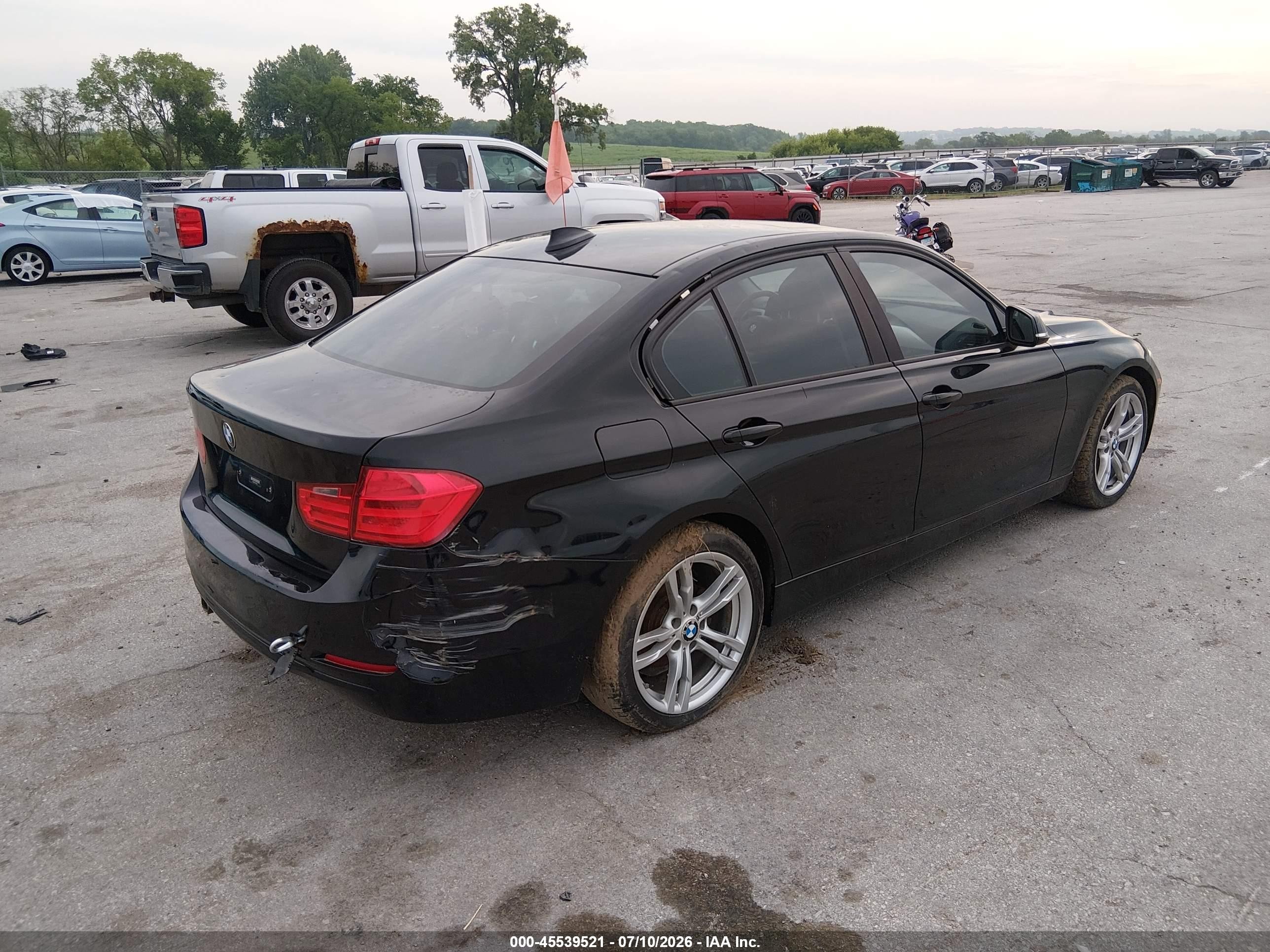 2013 Bmw 328i Xdrive Black vin: WBA3B3C51DF542014