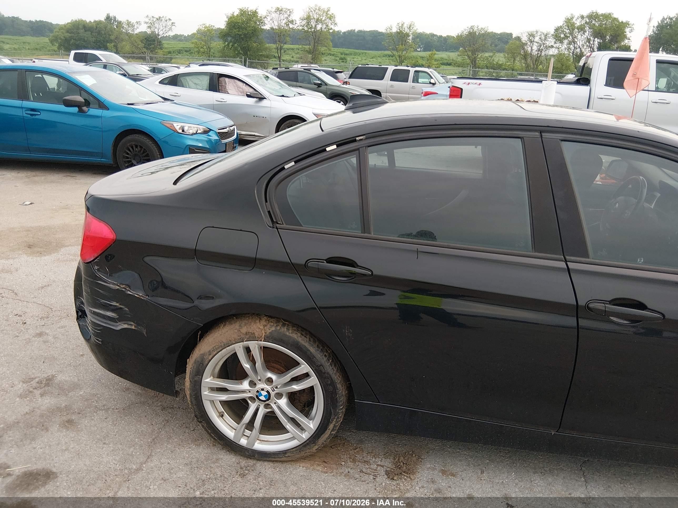2013 Bmw 328i Xdrive Black vin: WBA3B3C51DF542014