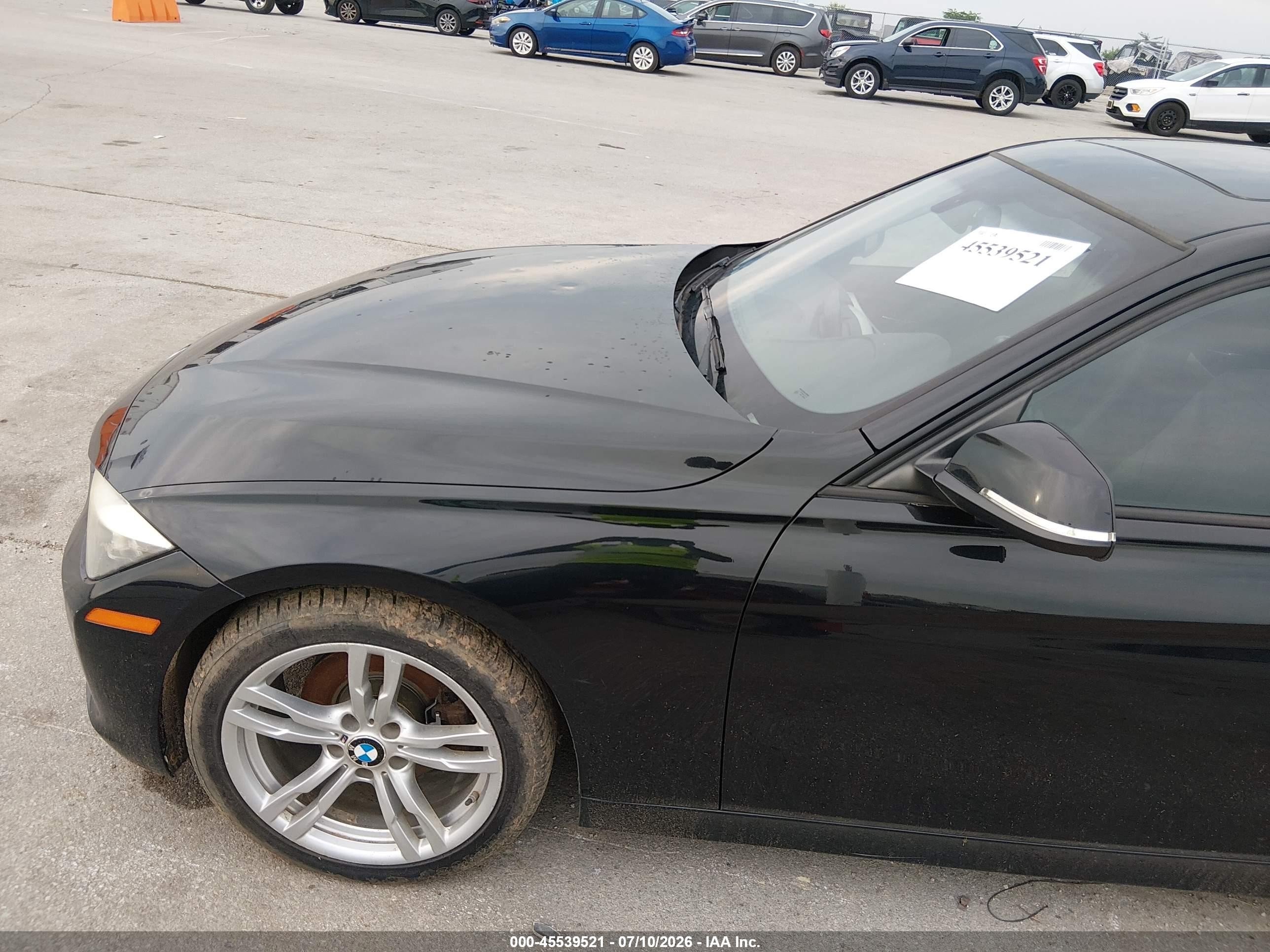 2013 Bmw 328i Xdrive Black vin: WBA3B3C51DF542014