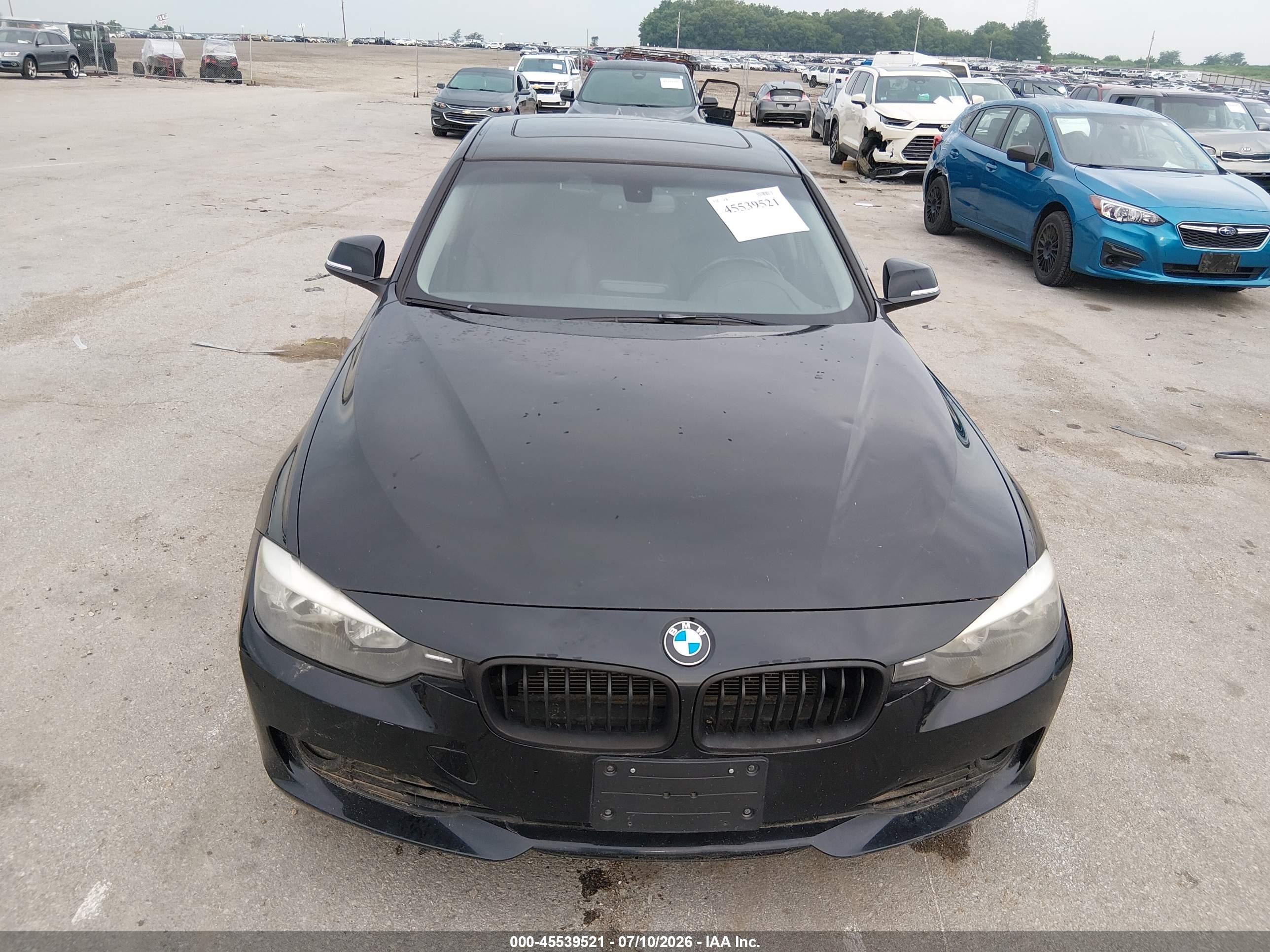 2013 Bmw 328i Xdrive Black vin: WBA3B3C51DF542014