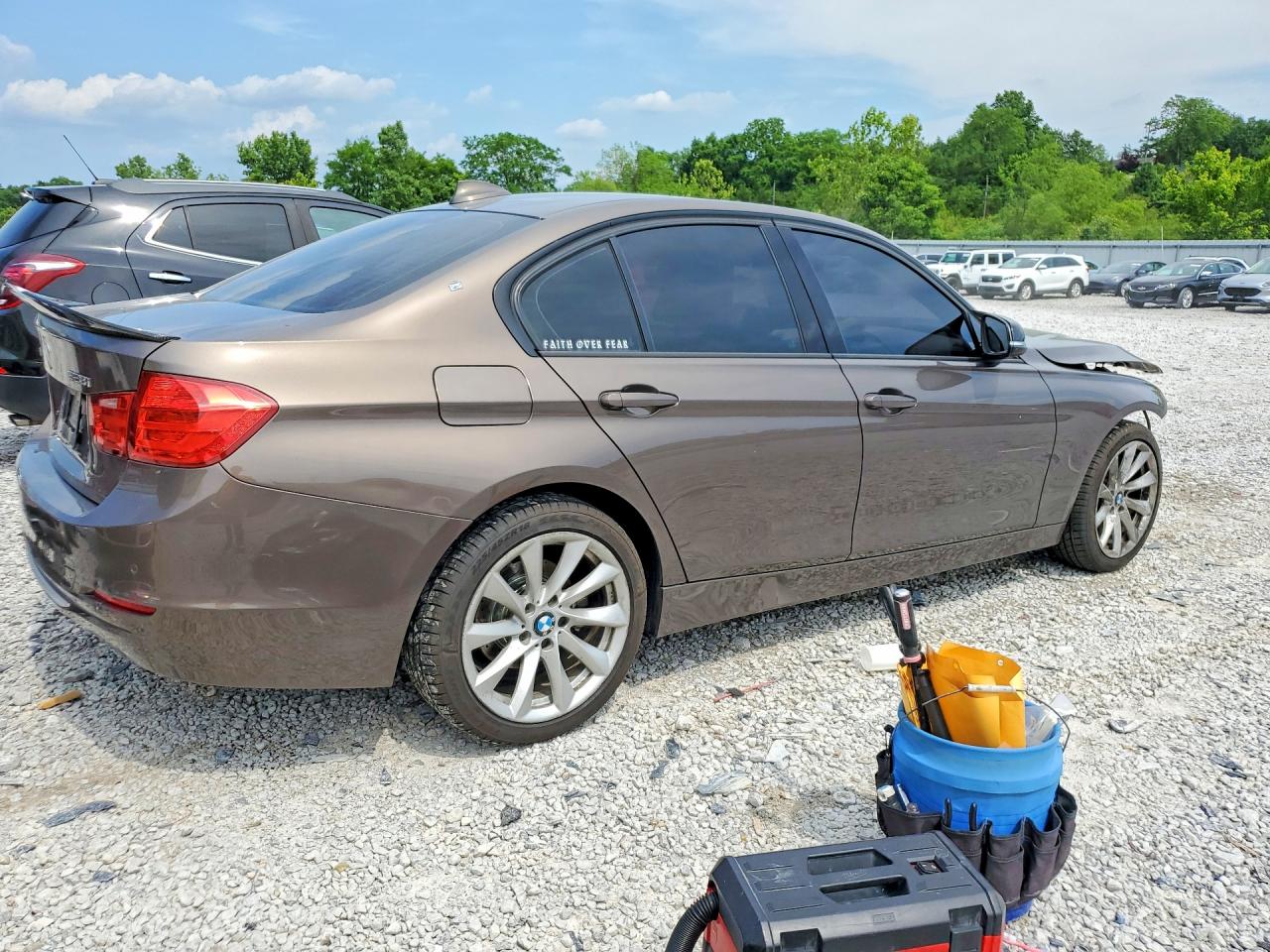 2013 Bmw 328 Xi Brown vin: WBA3B3C51DJ698082