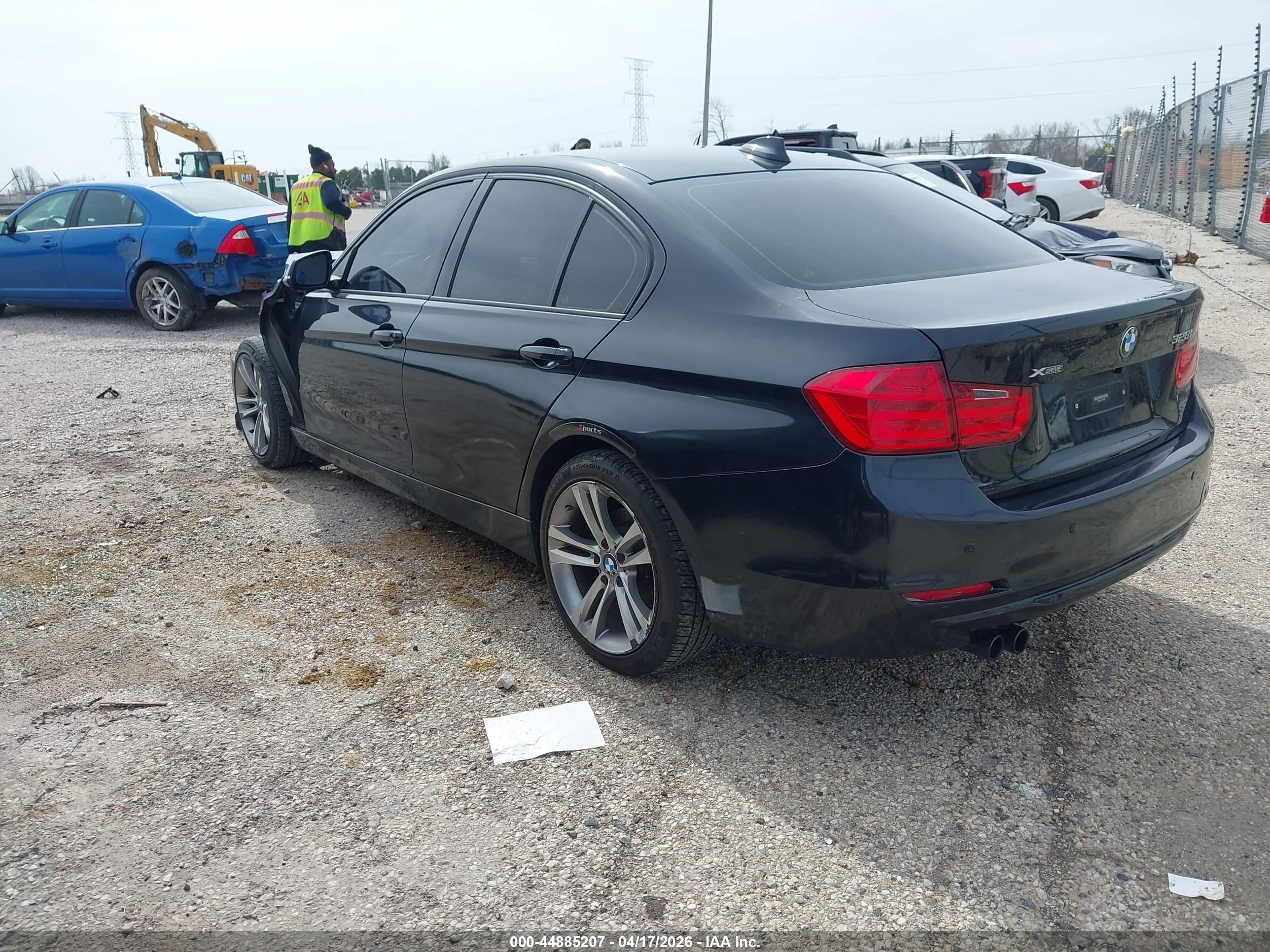 2014 Bmw 328i Xdrive Черный vin: WBA3B3C51EJ978702